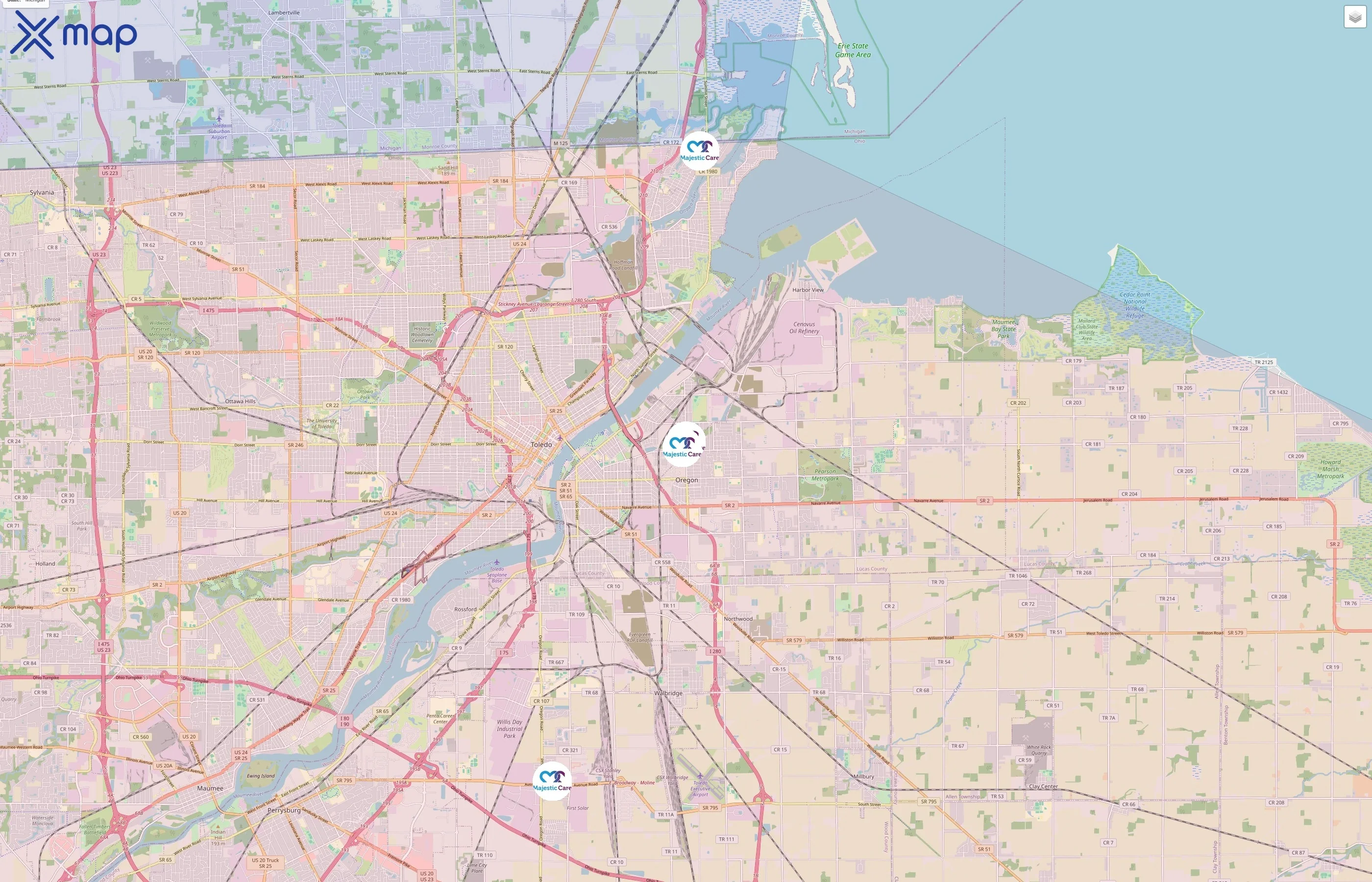 Majestic Care traffic data