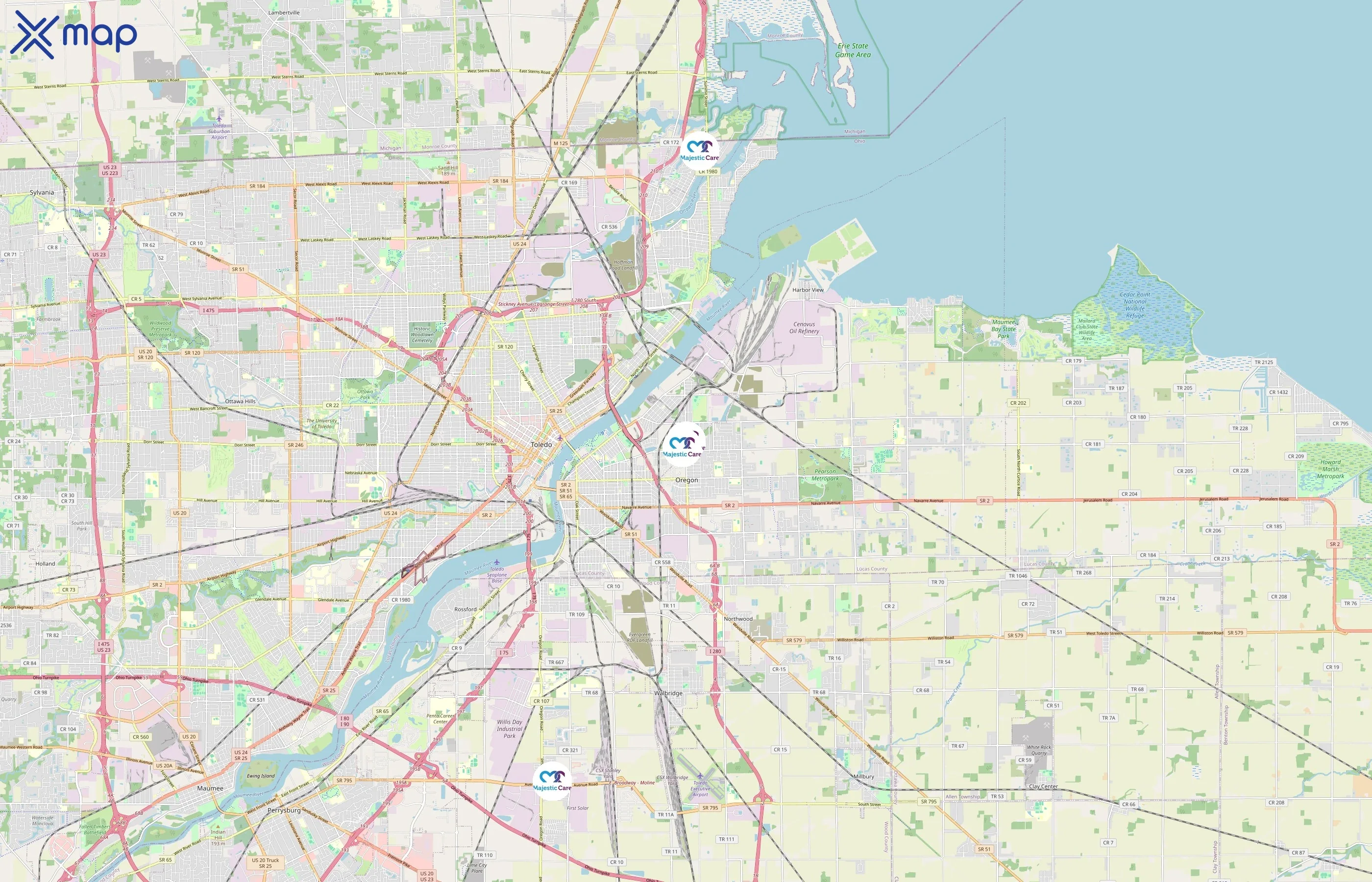 Majestic Care area coverage