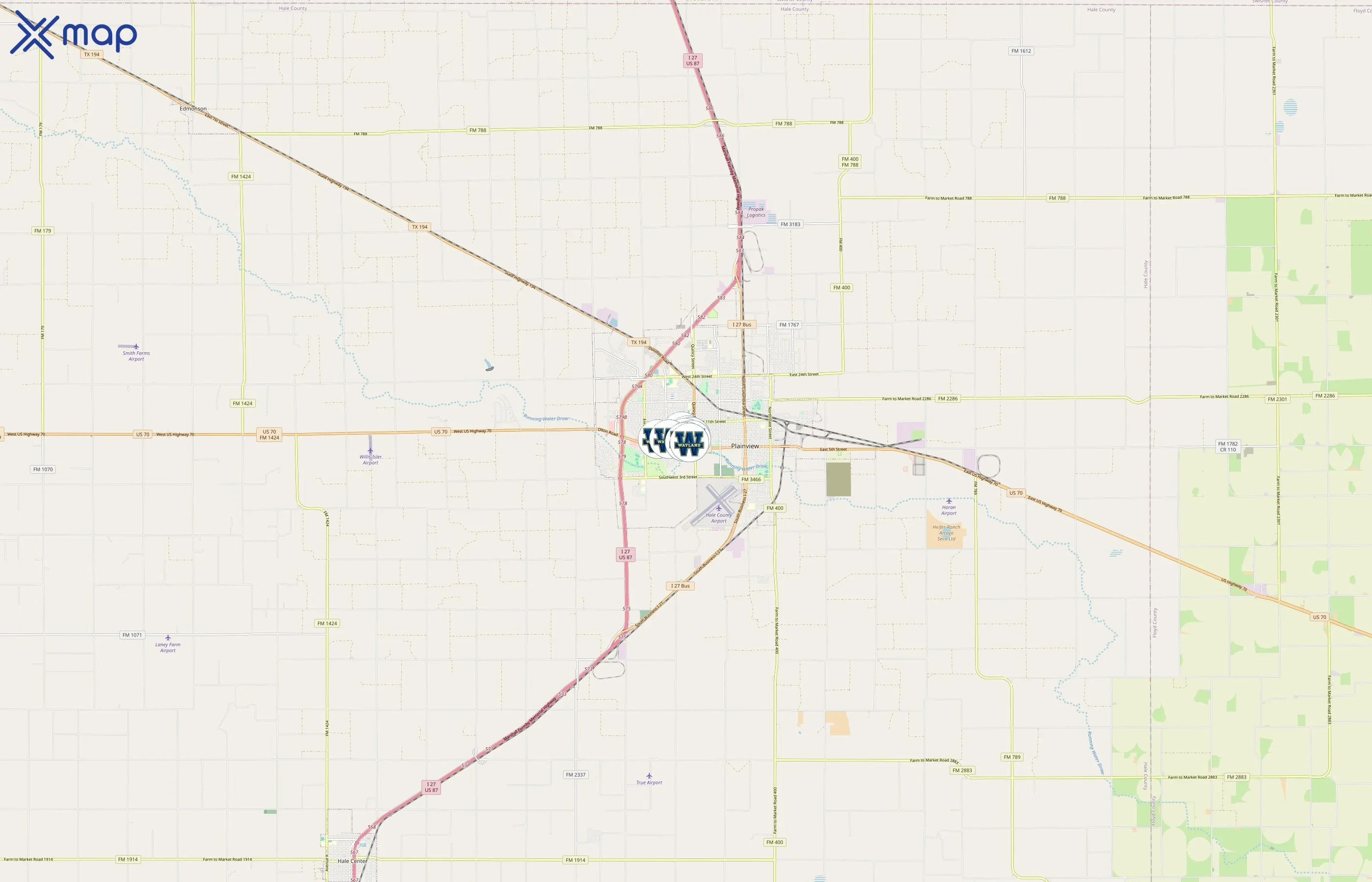 Wayland Baptist University area coverage