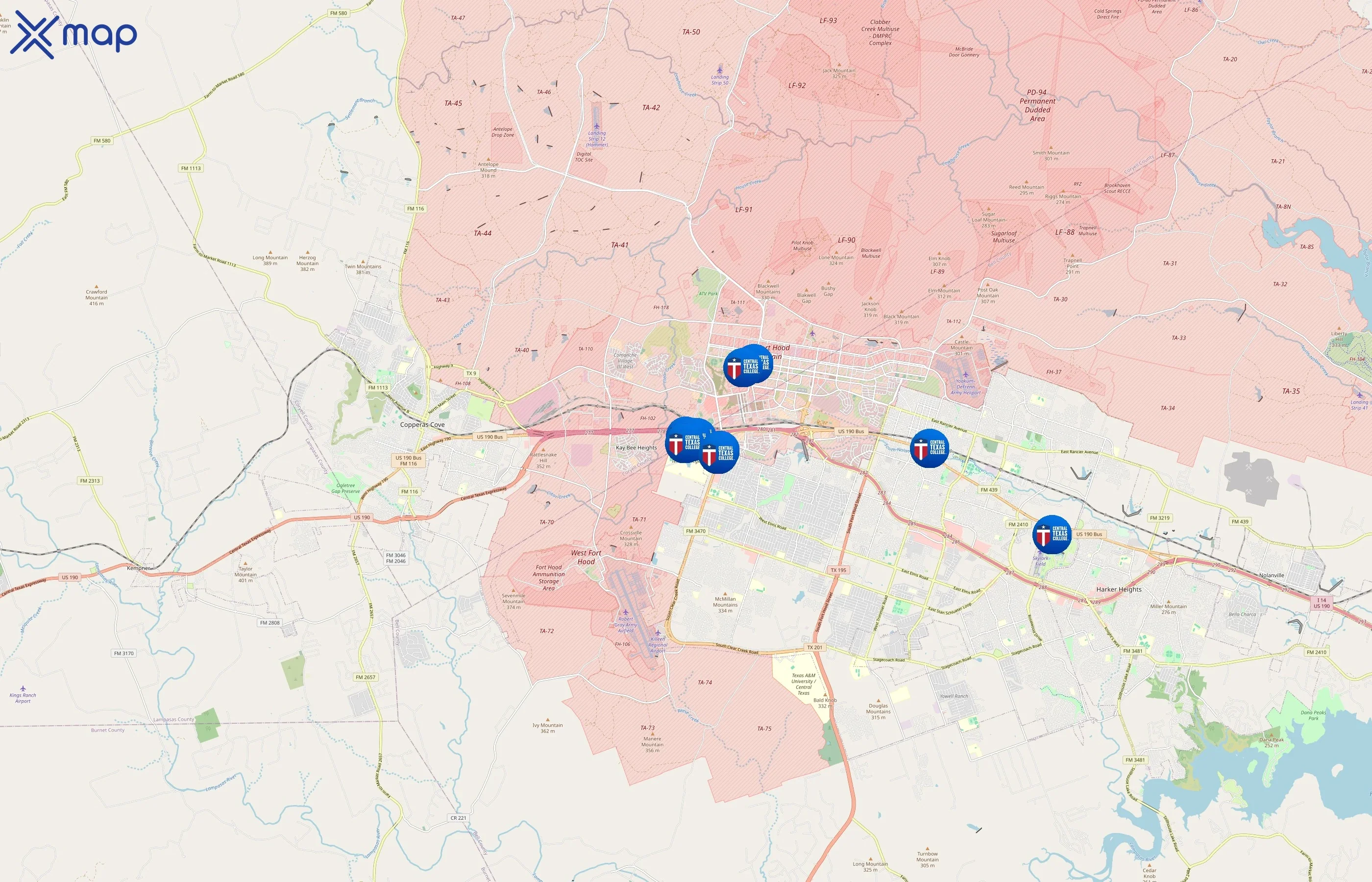 Central Texas College area coverage