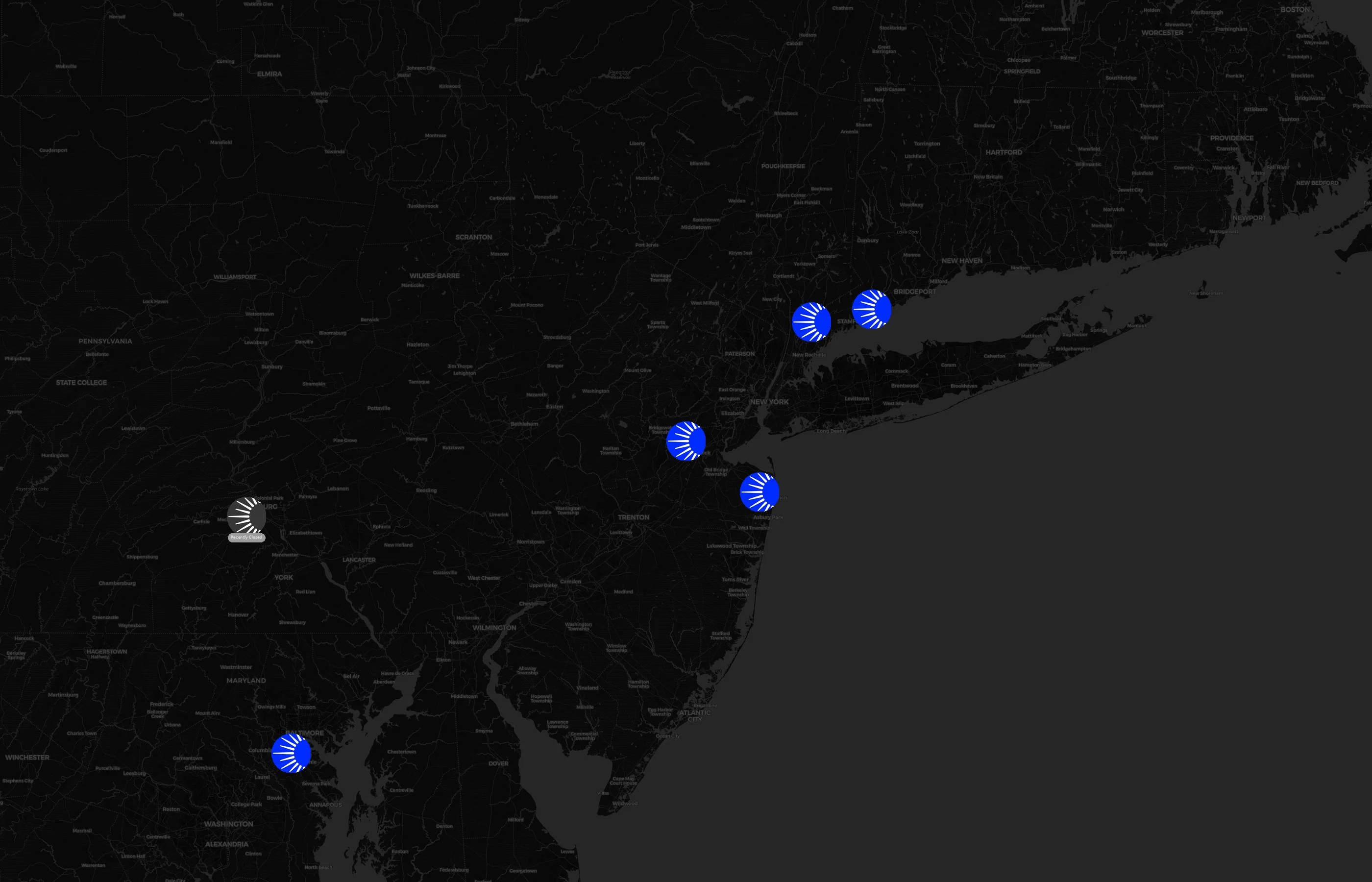 JDRF city distribution