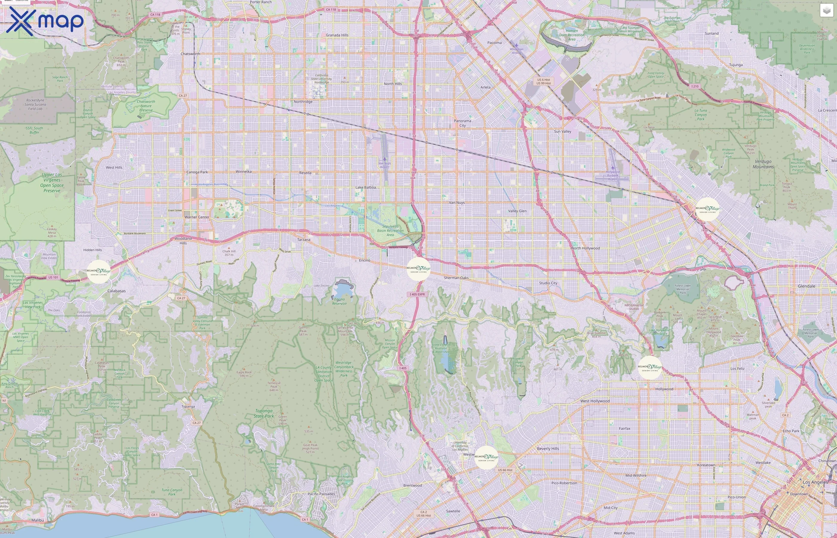 Belmont Village Senior Living traffic data