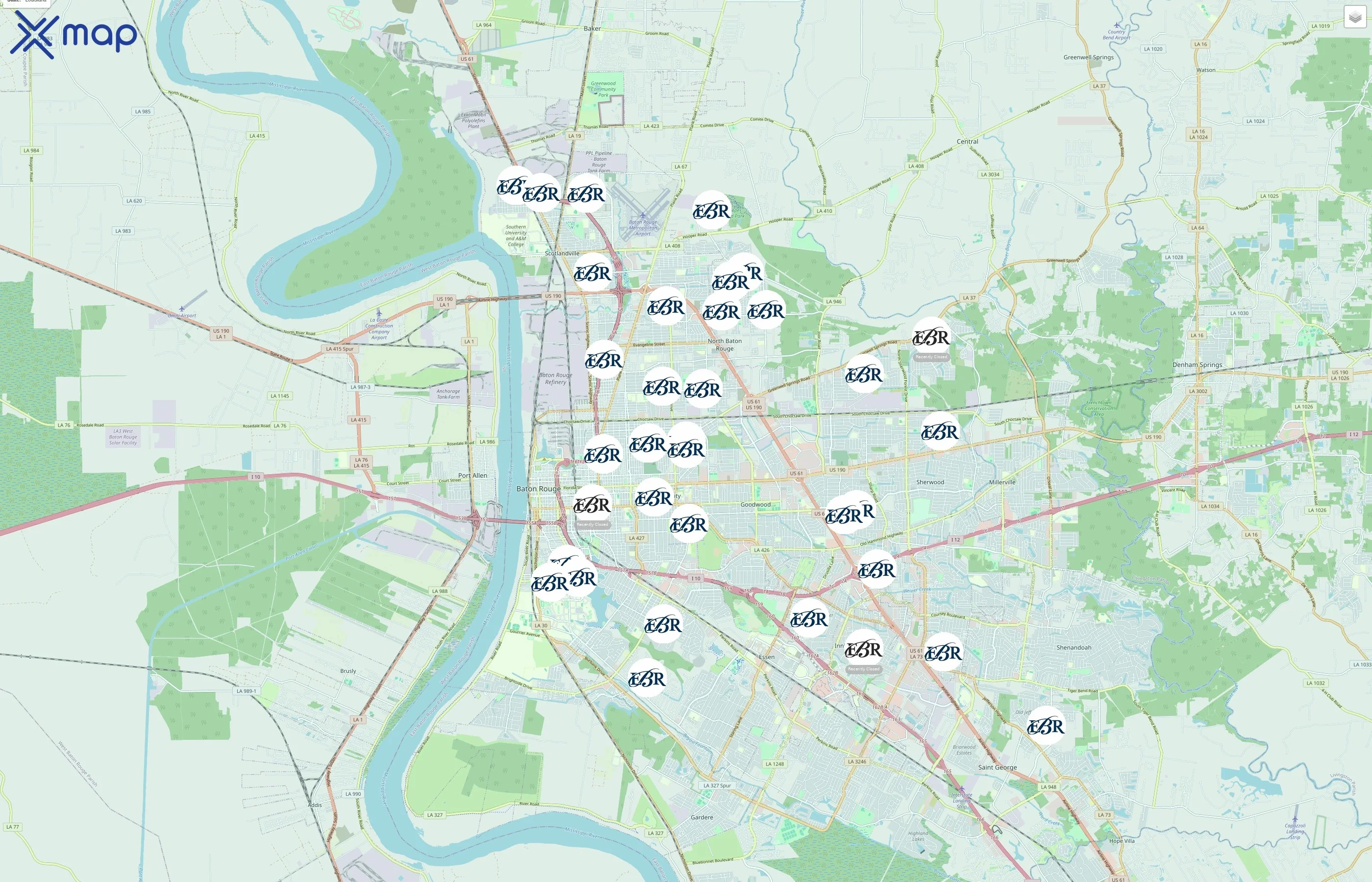 East Baton Rouge Parish School System traffic data