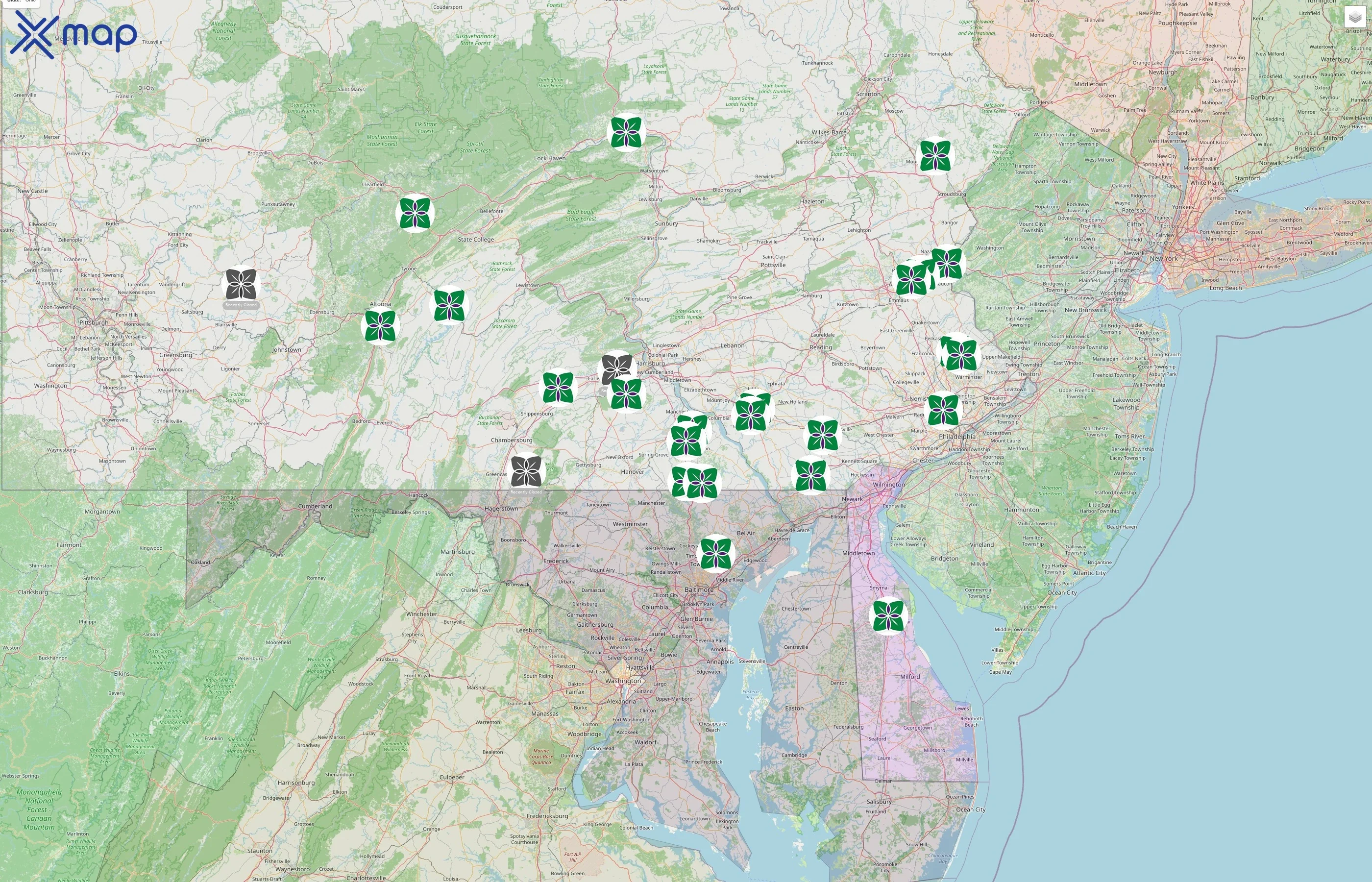 Presbyterian Senior Living street hotspots