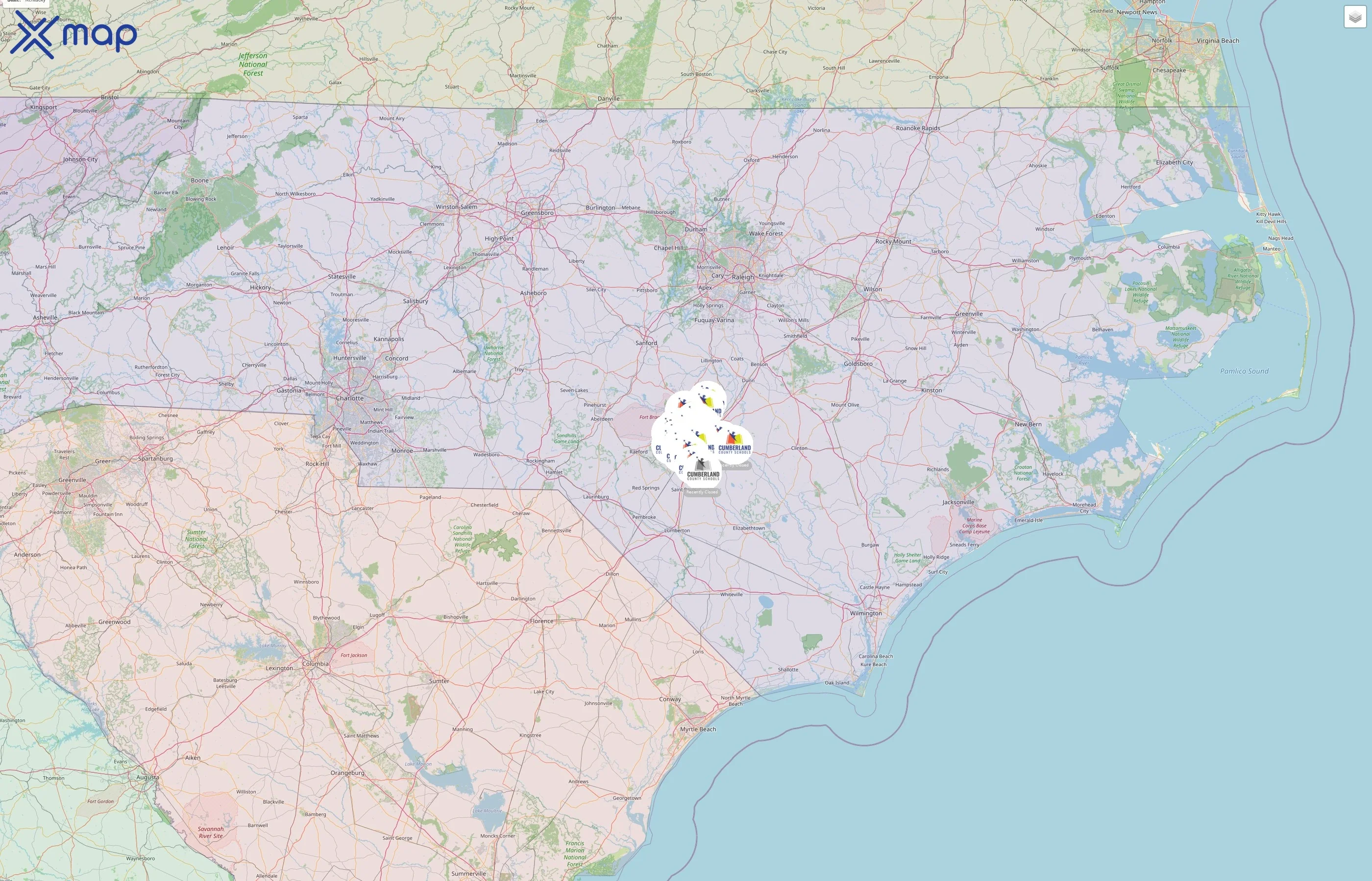 Cumberland County Schools street hotspots