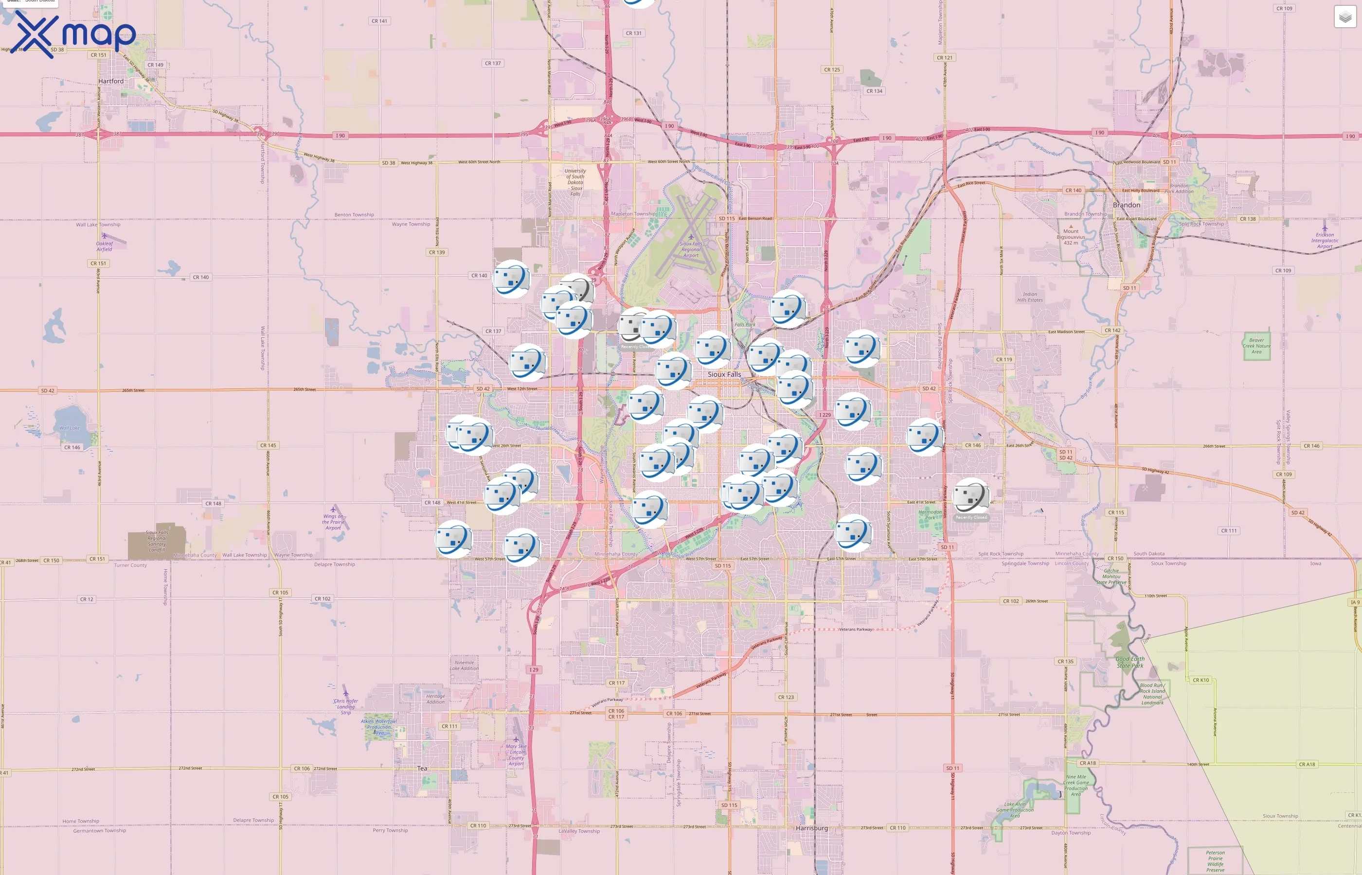 Sioux Falls School District traffic data