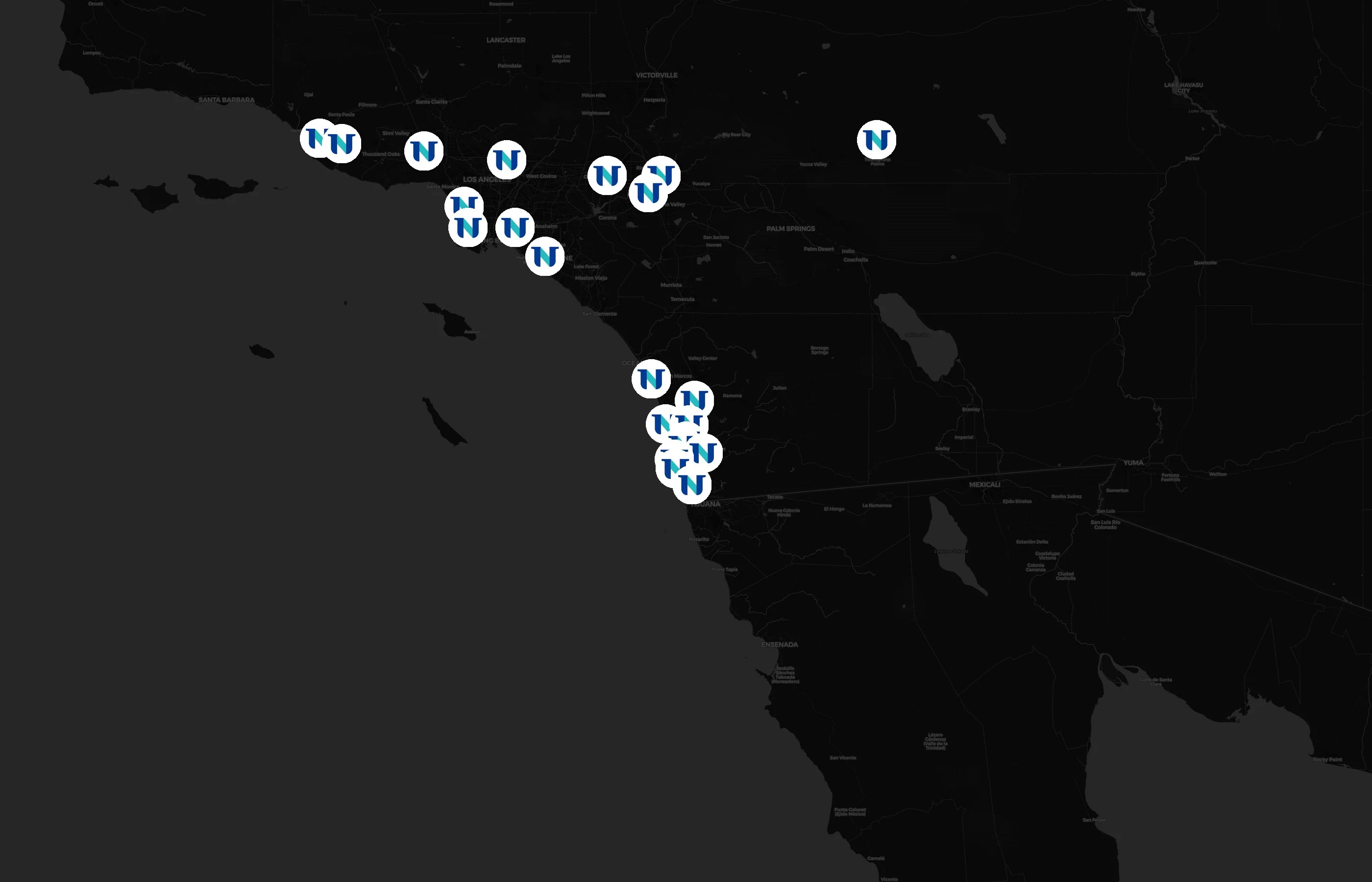 National University city distribution