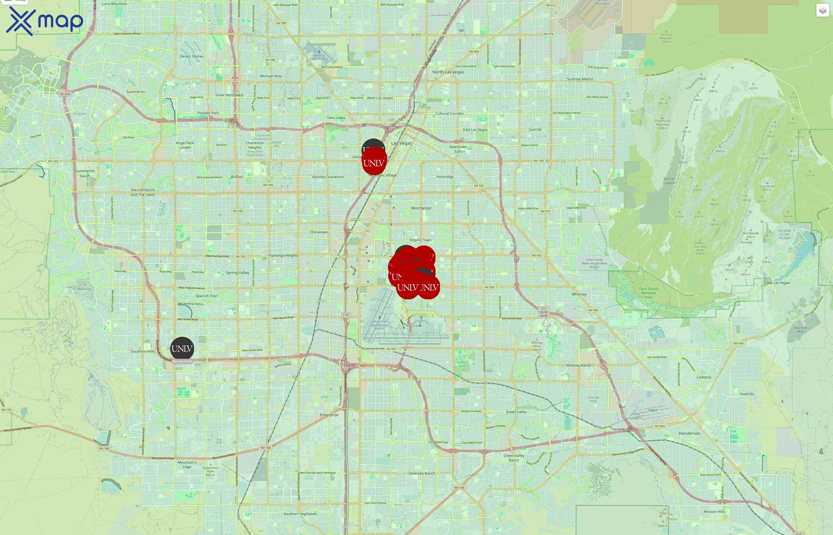 University of Nevada, Las Vegas traffic data