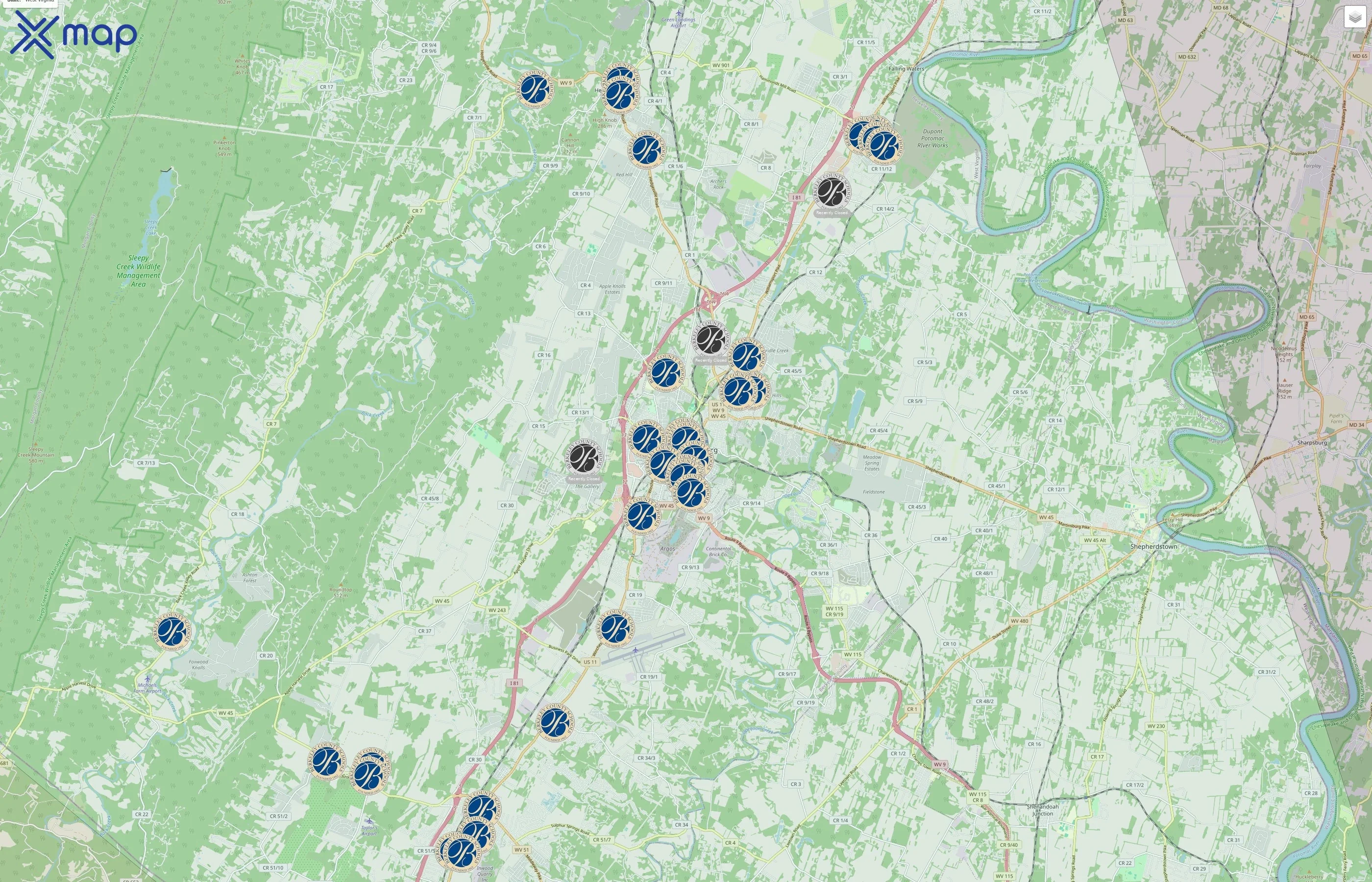 Berkeley County Schools traffic data