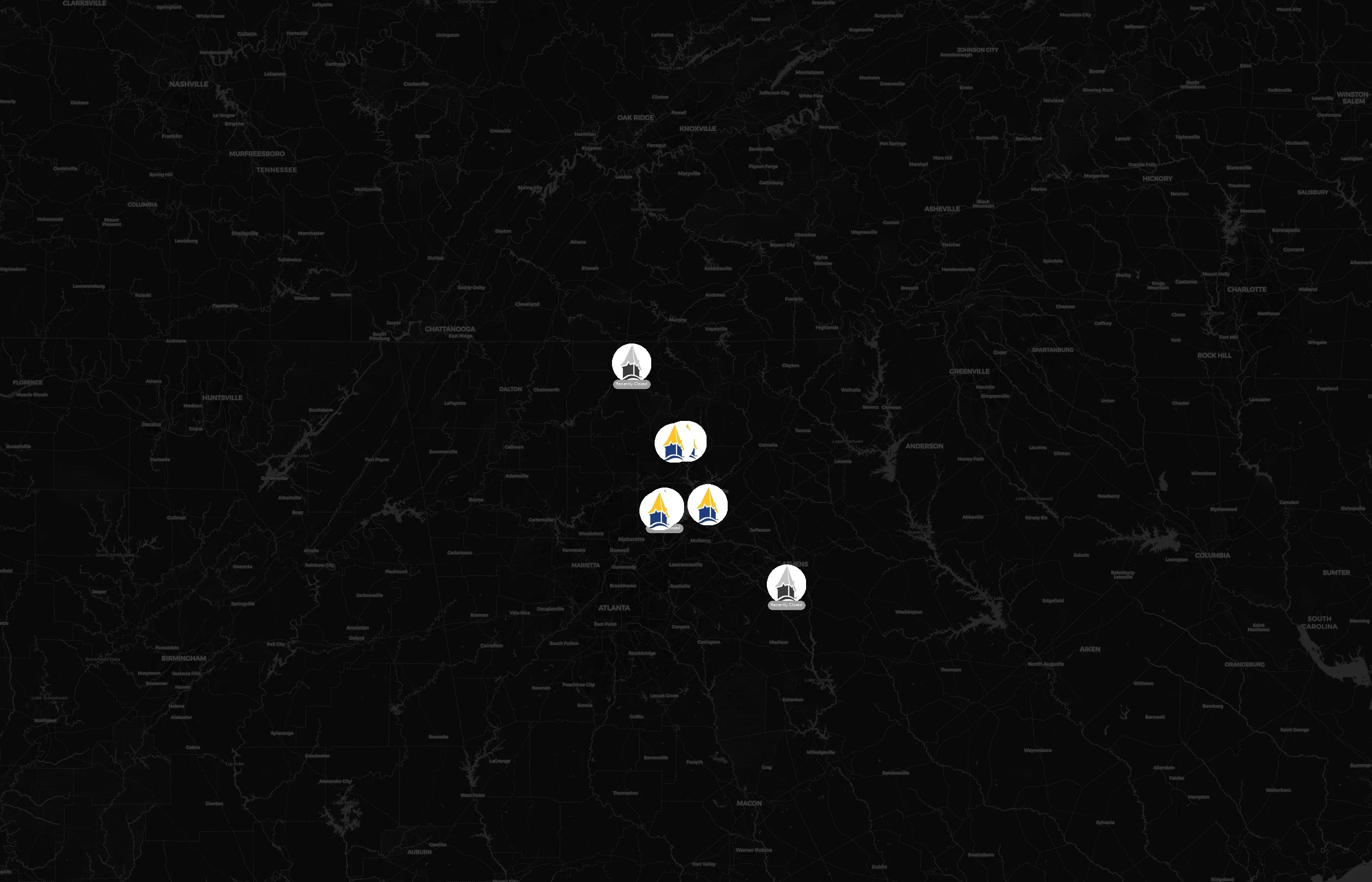 University of North Georgia city distribution