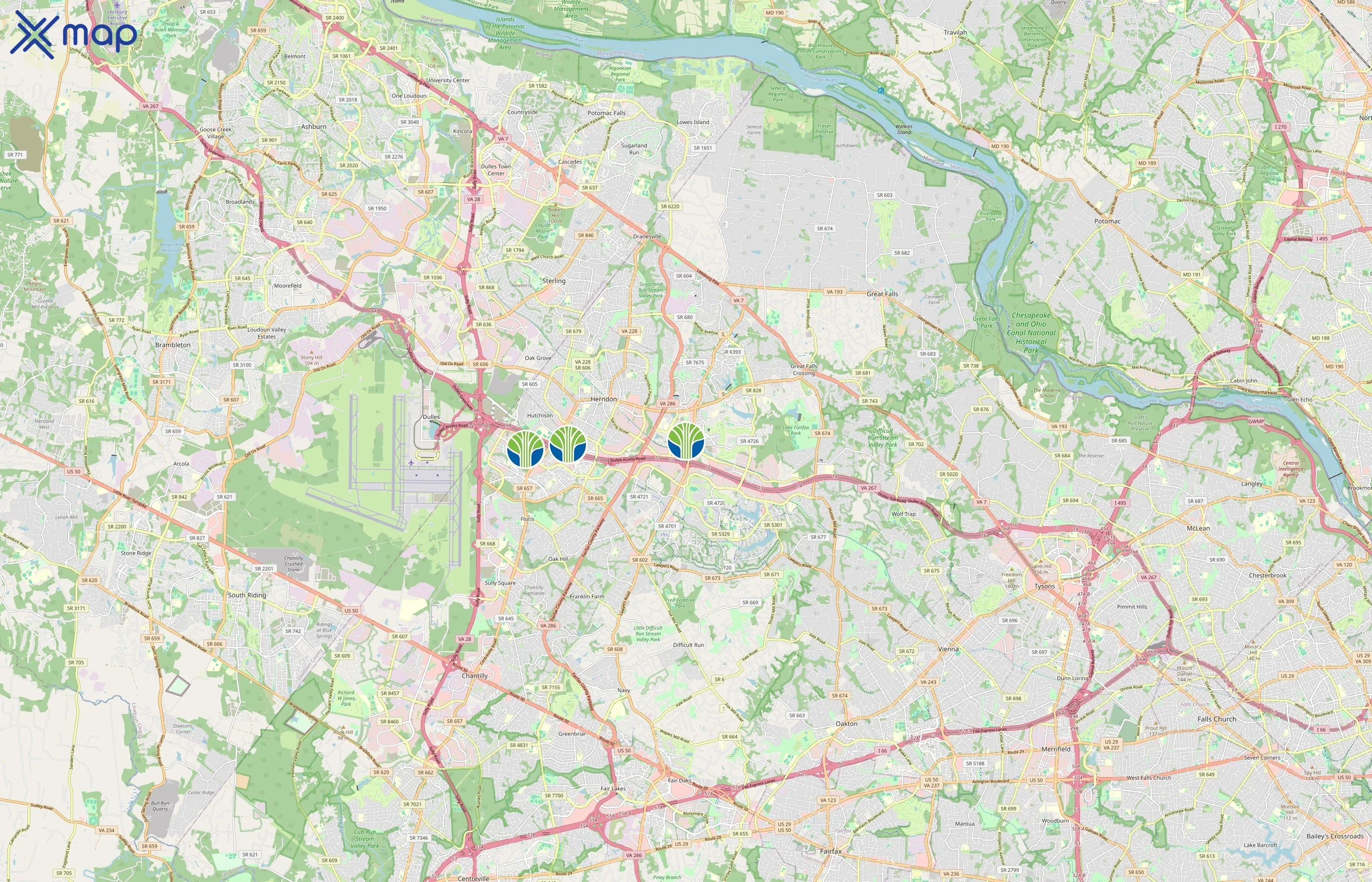 Learning Tree International area coverage