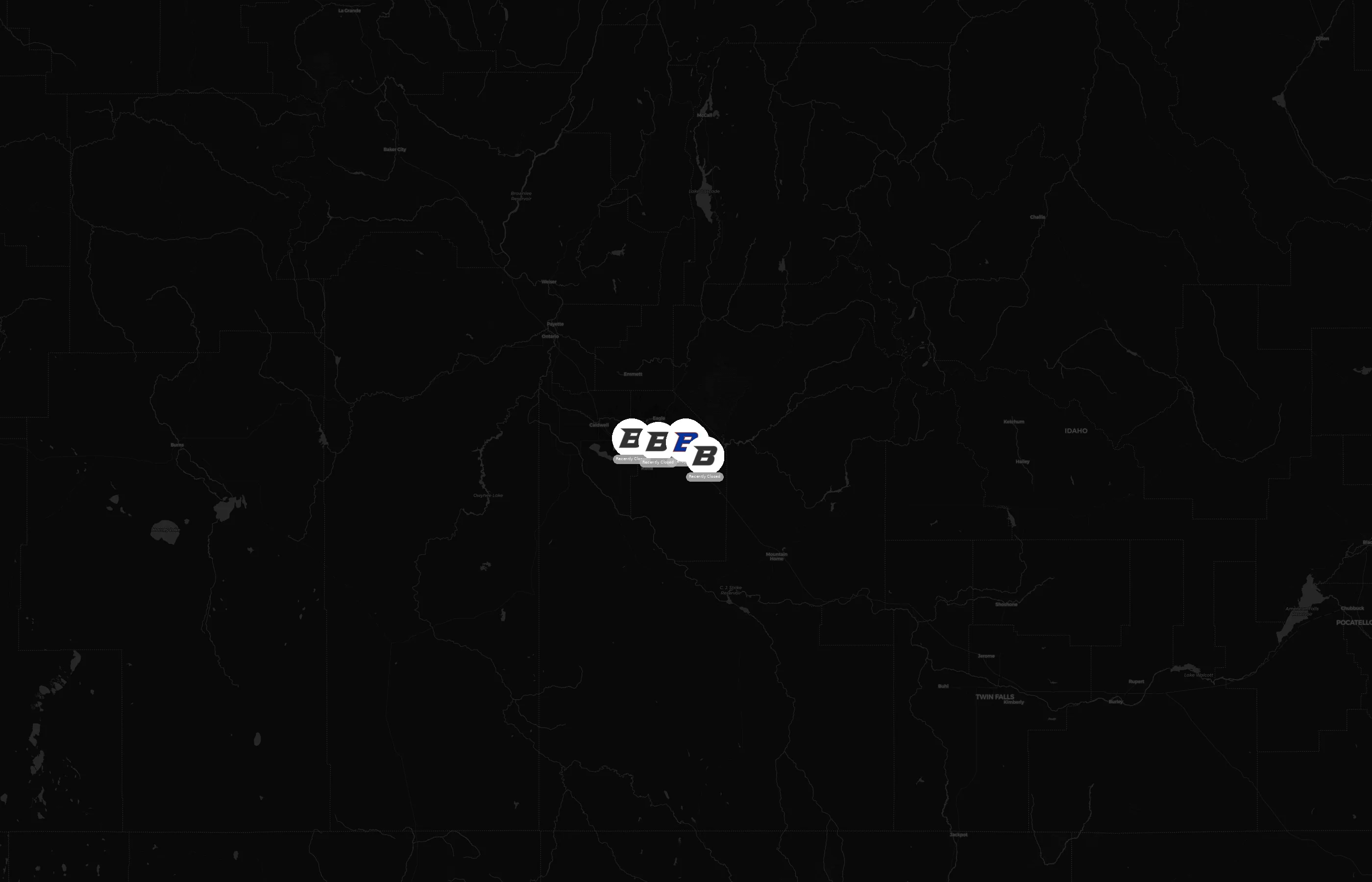 Boise State University city distribution