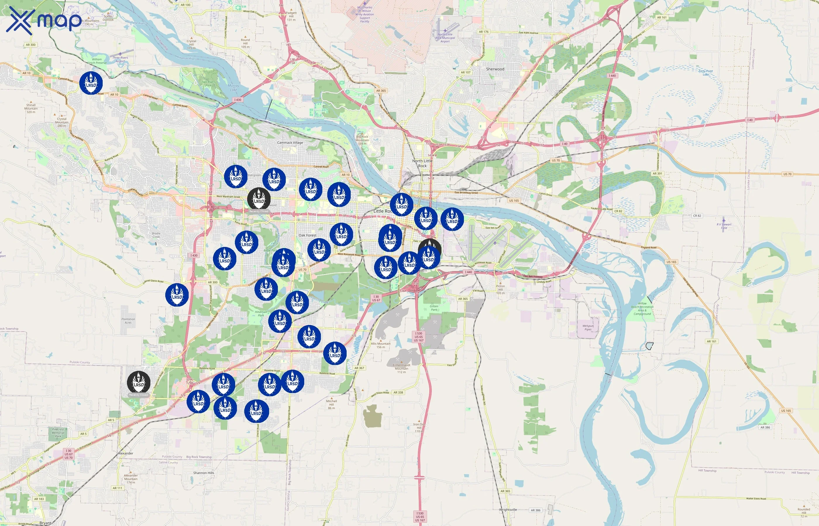 Little Rock School District area coverage