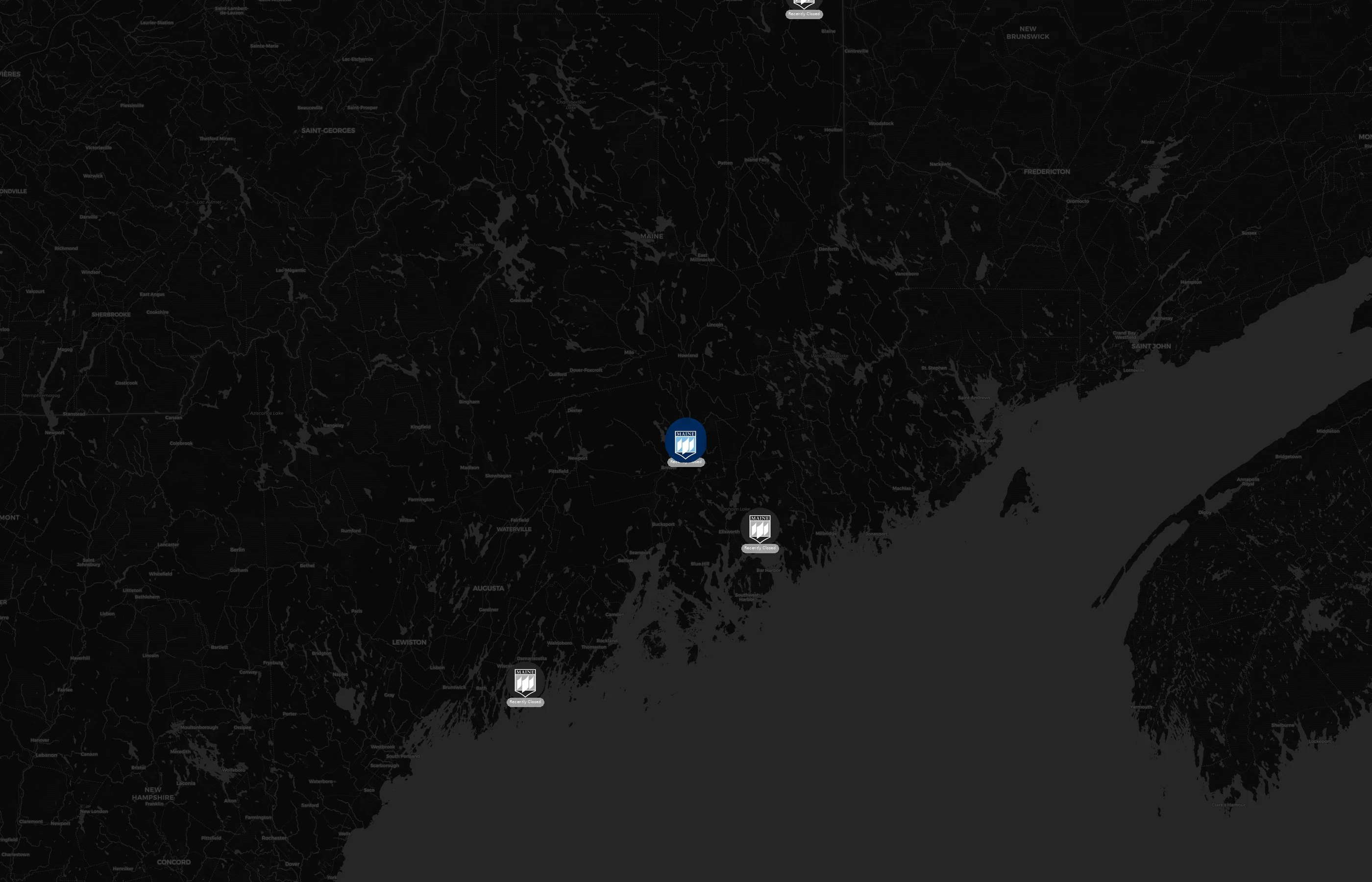 University of Maine city distribution