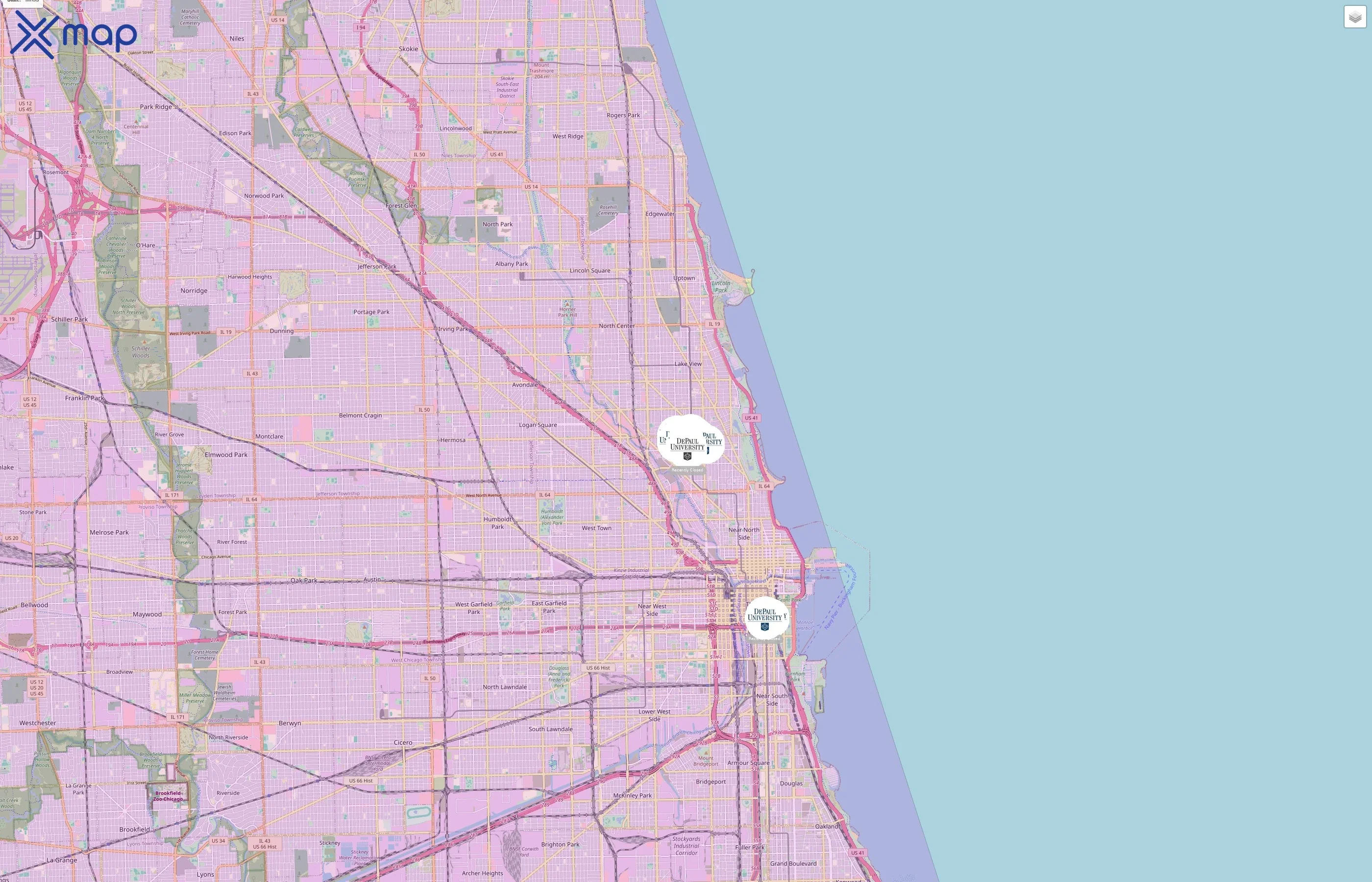 DePaul University traffic data