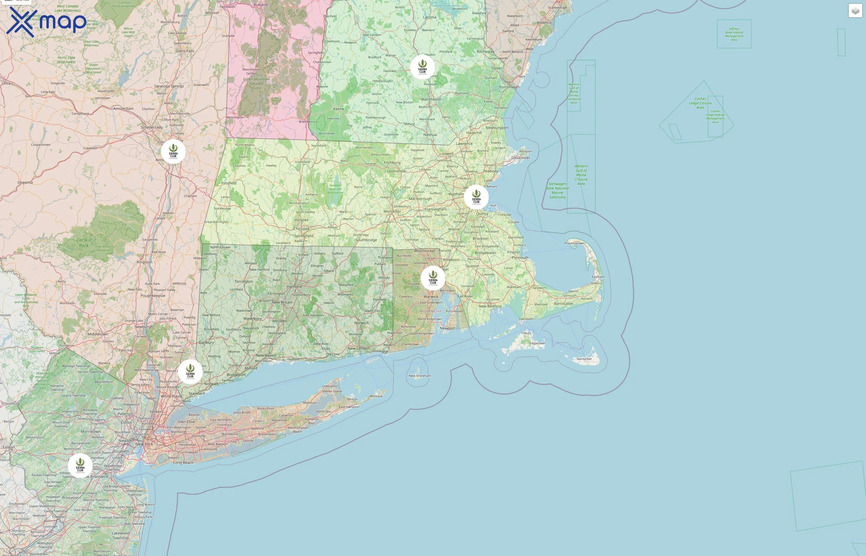 Sierra Club street hotspots