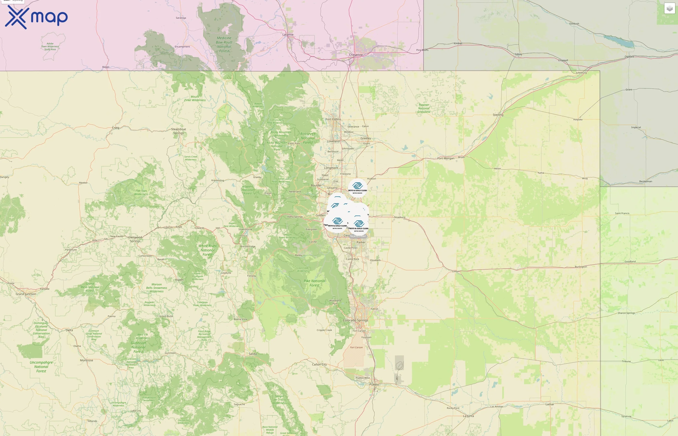 Boys and Girls Clubs of Metro Denver street hotspots