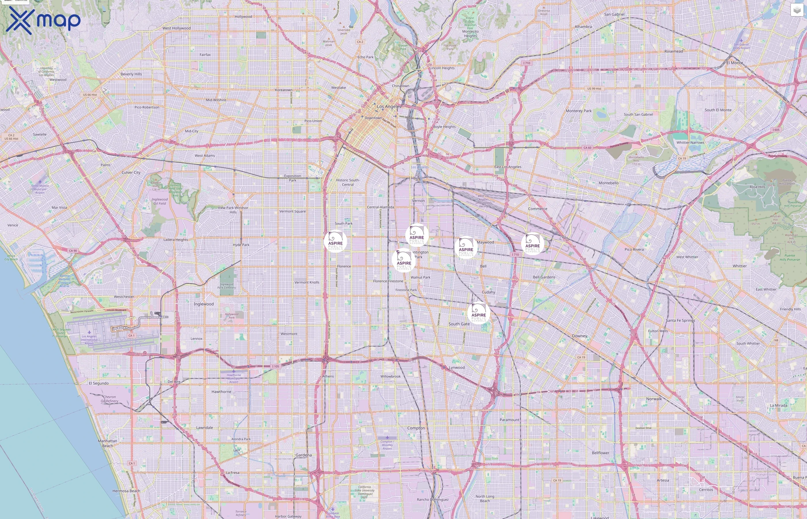 Aspire Public Schools traffic data
