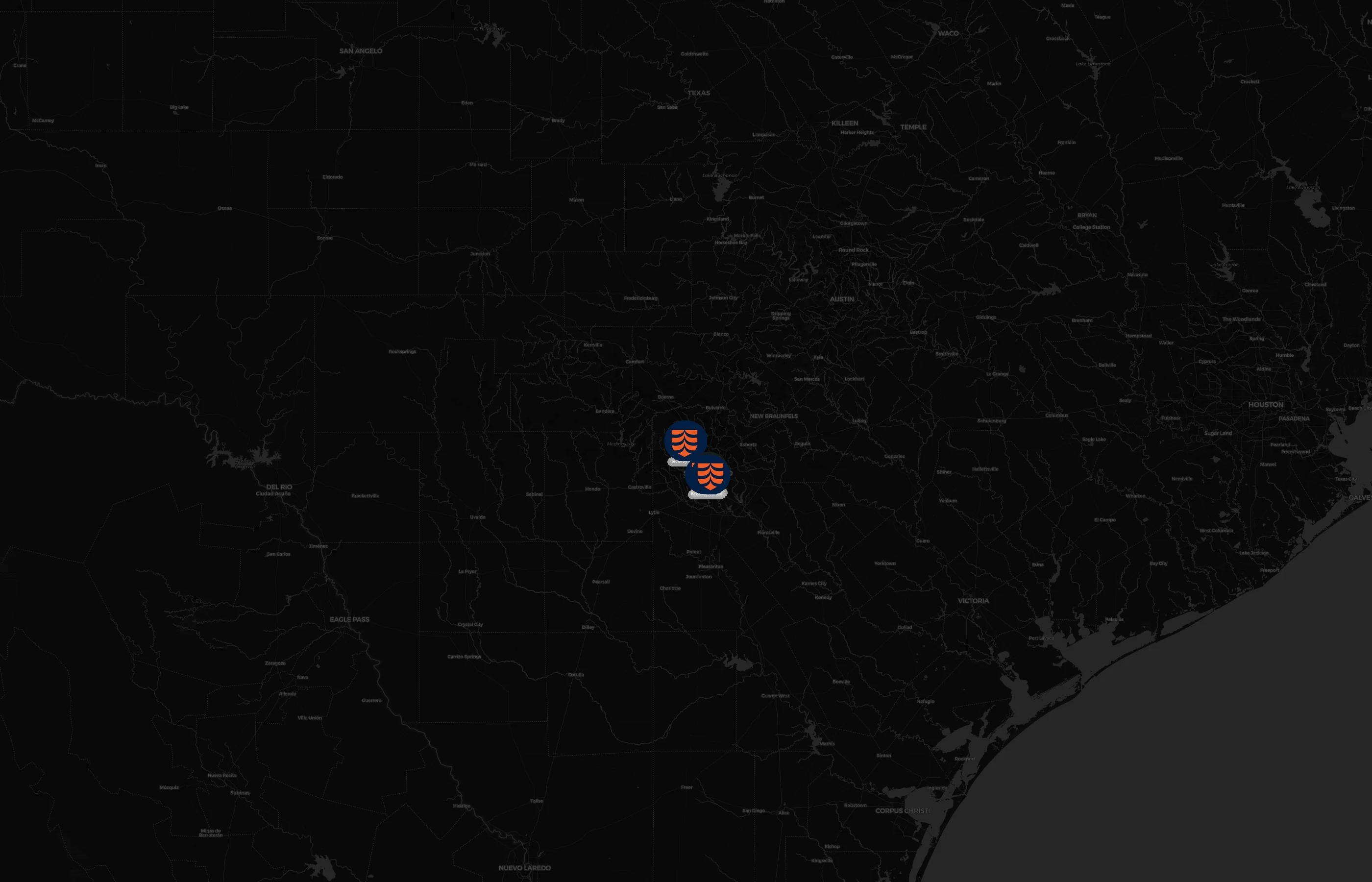 The University of Texas at San Antonio city distribution