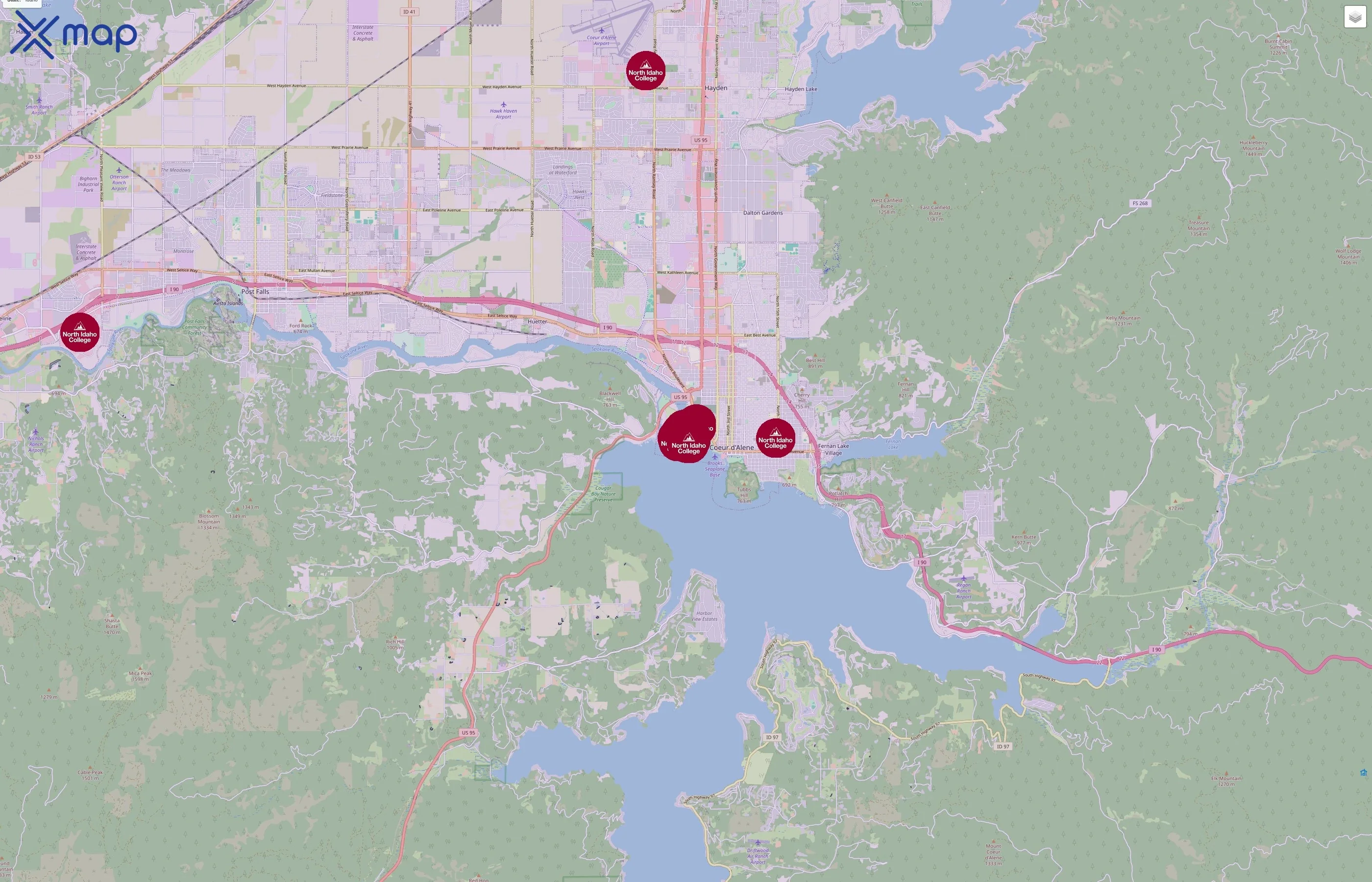 North Idaho College traffic data