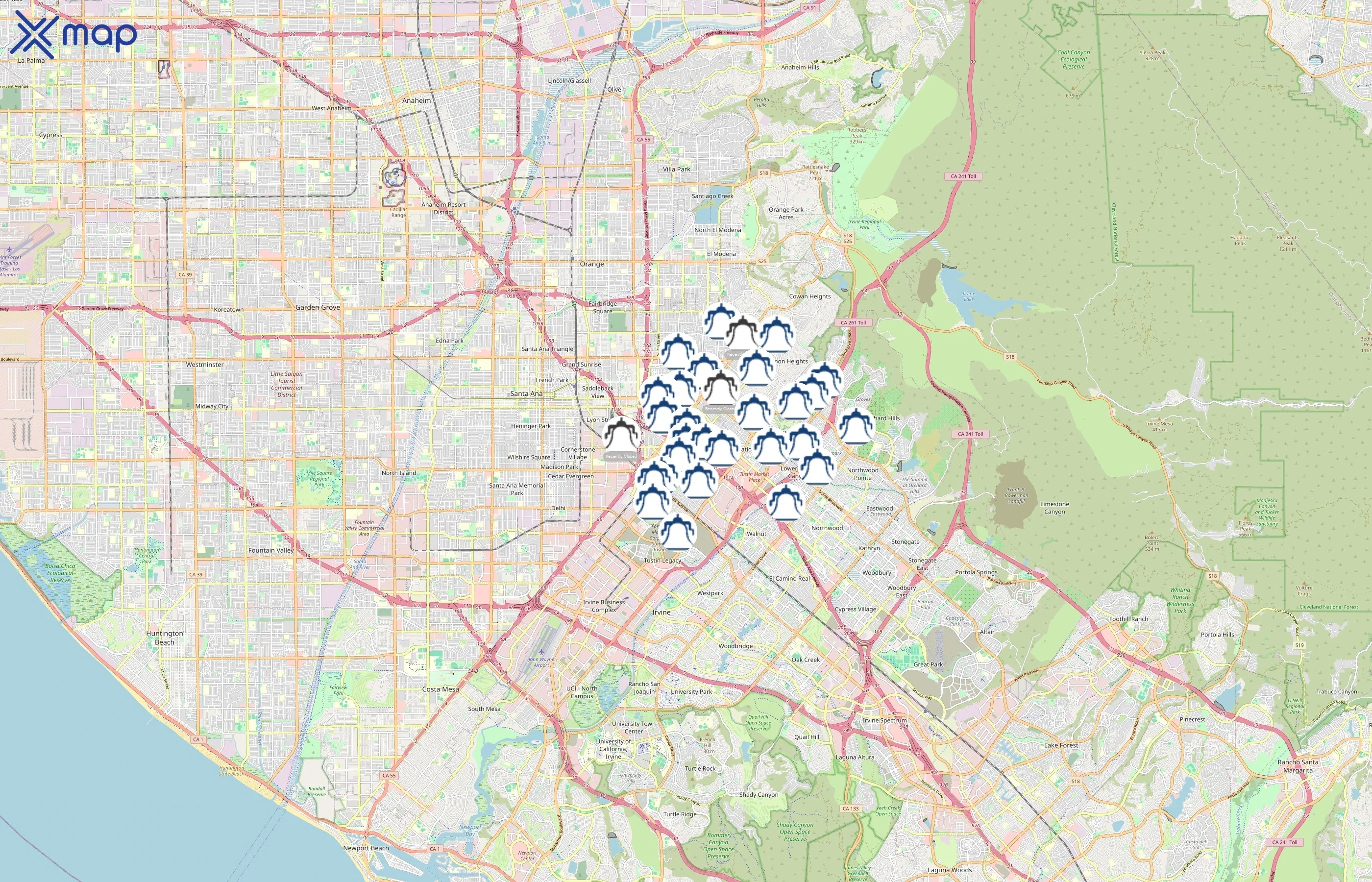 Tustin Unified School District area coverage