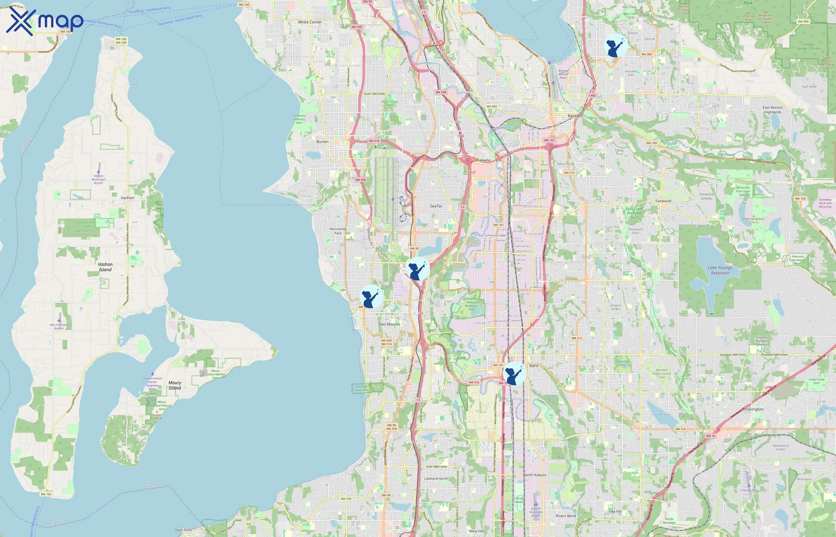 Bezos Academy area coverage