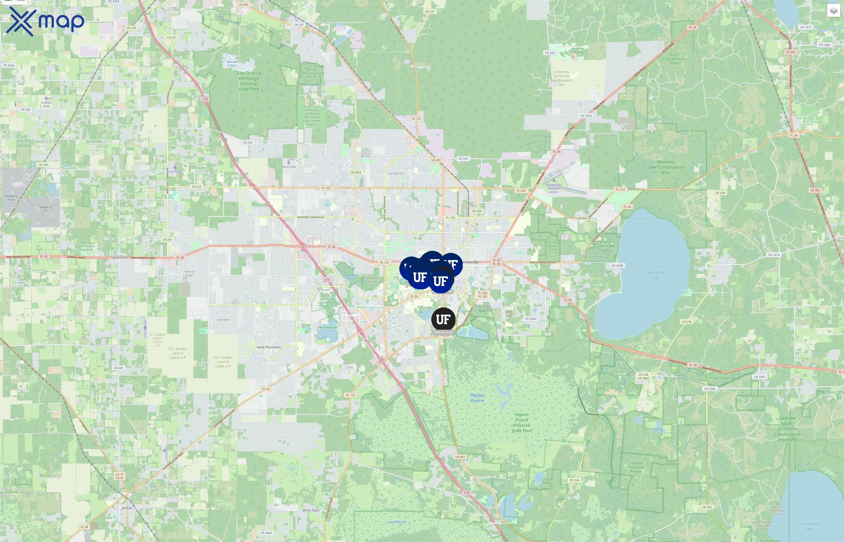University of Florida Housing and Residence Life traffic data
