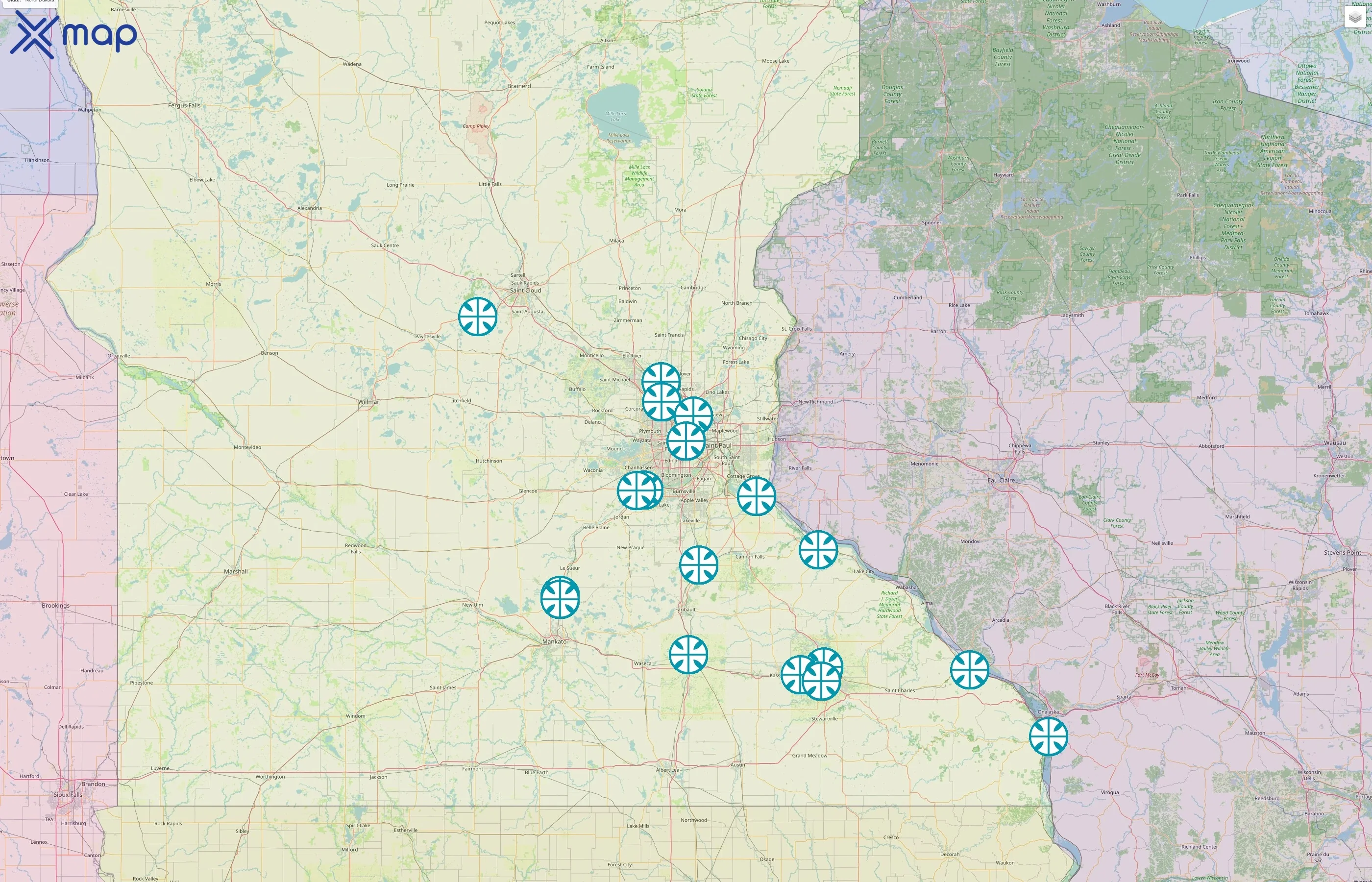 Benedictine Living street hotspots
