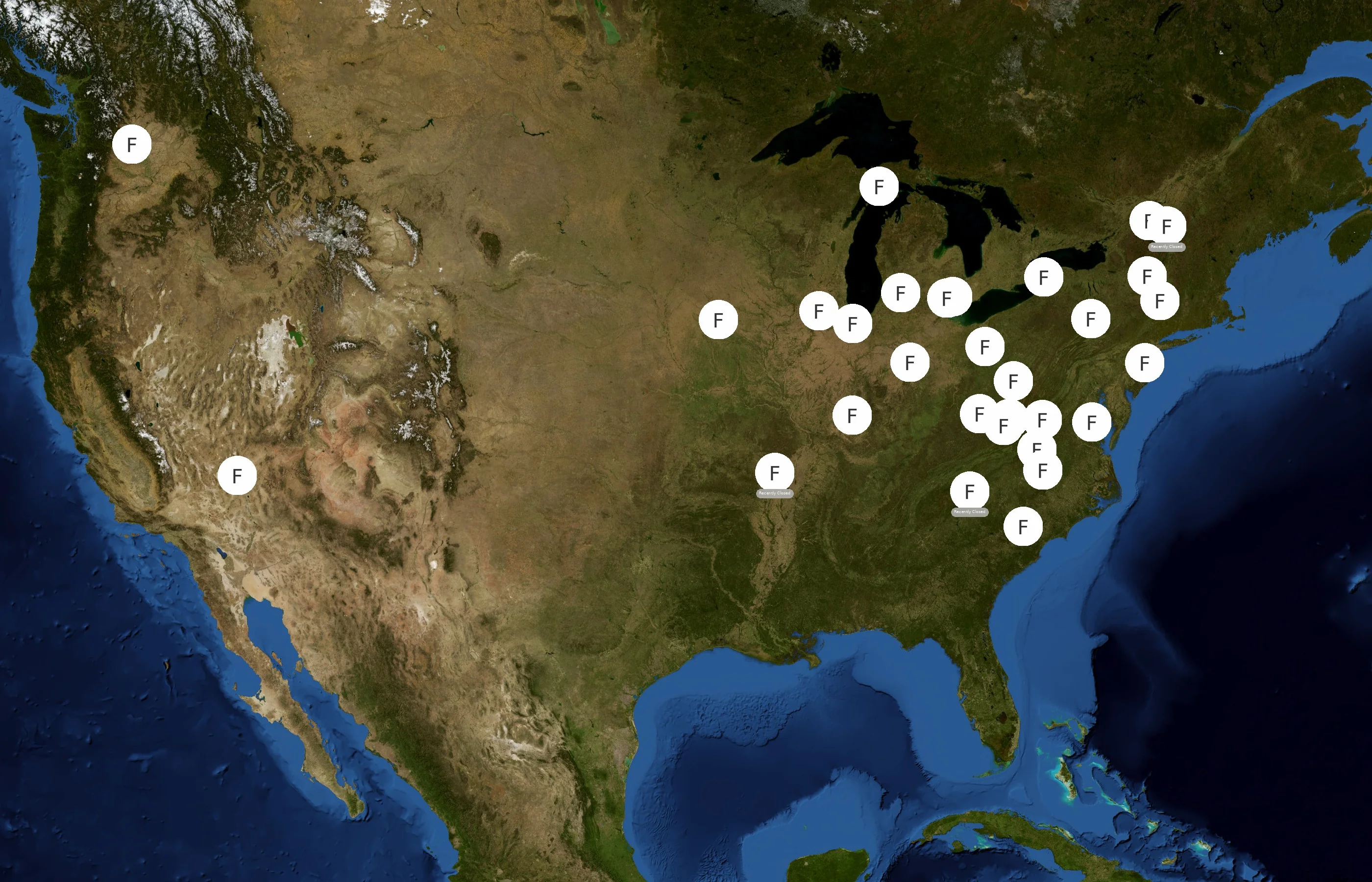 Moose Lodge state distribution