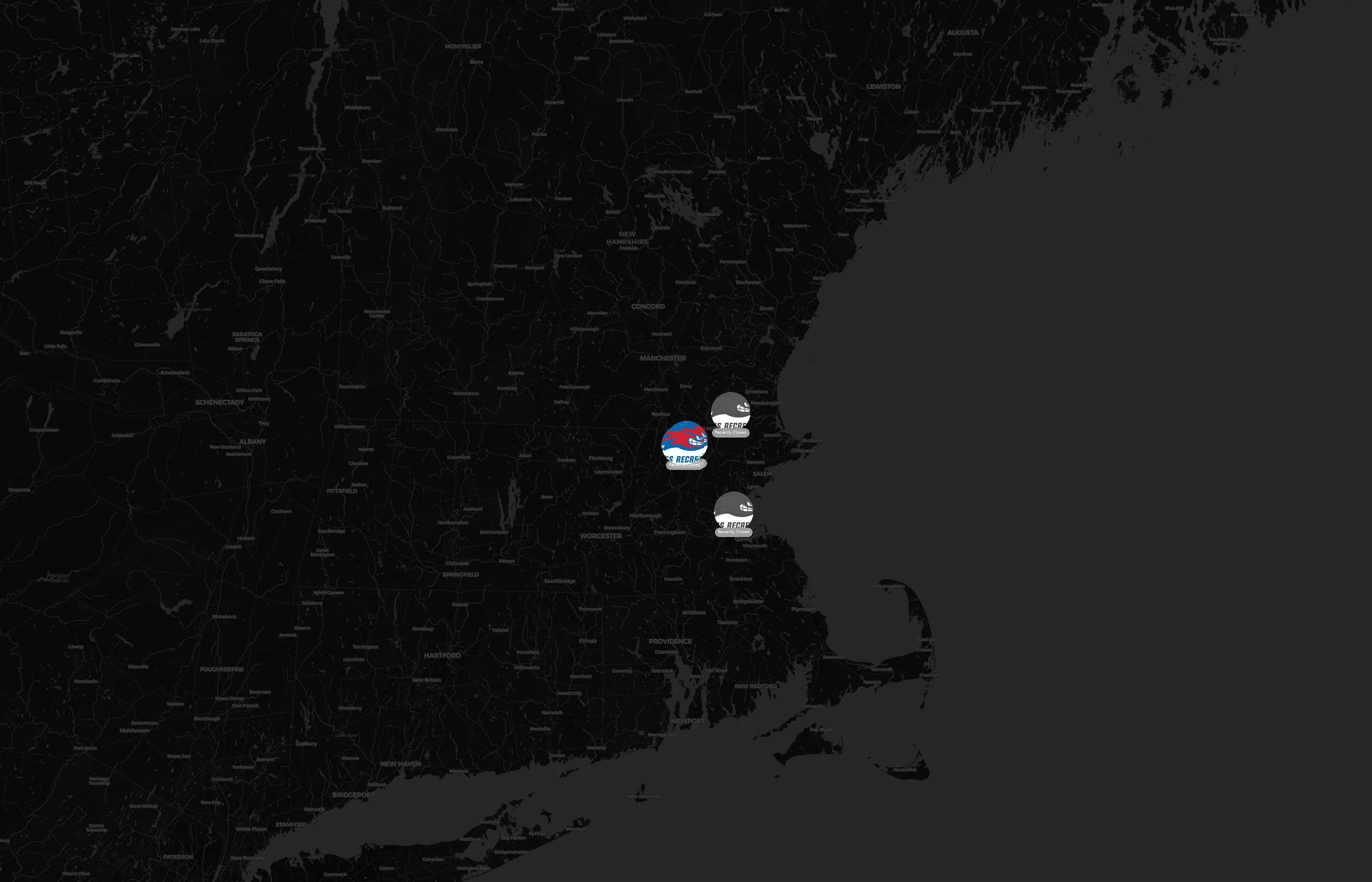 University of Massachusetts Lowell city distribution