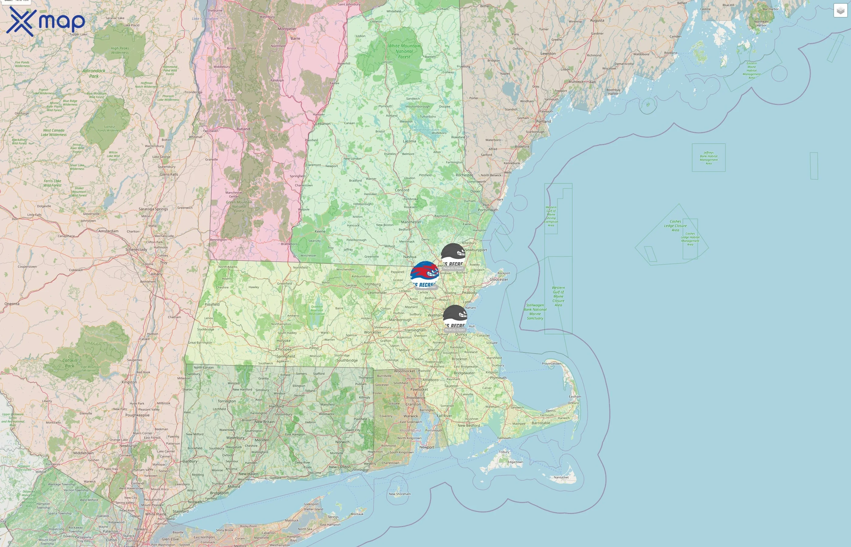University of Massachusetts Lowell street hotspots