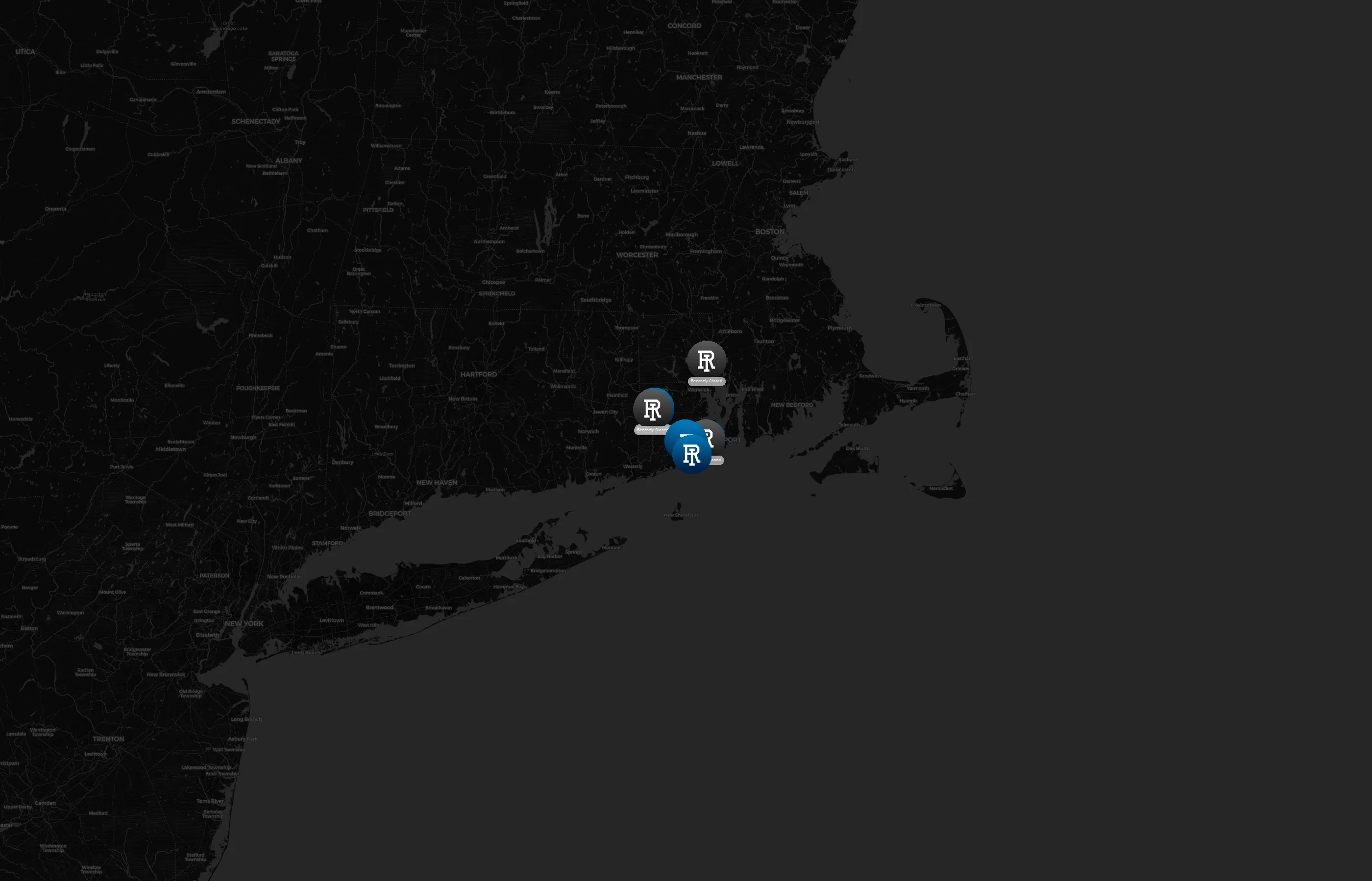 University of Rhode Island city distribution