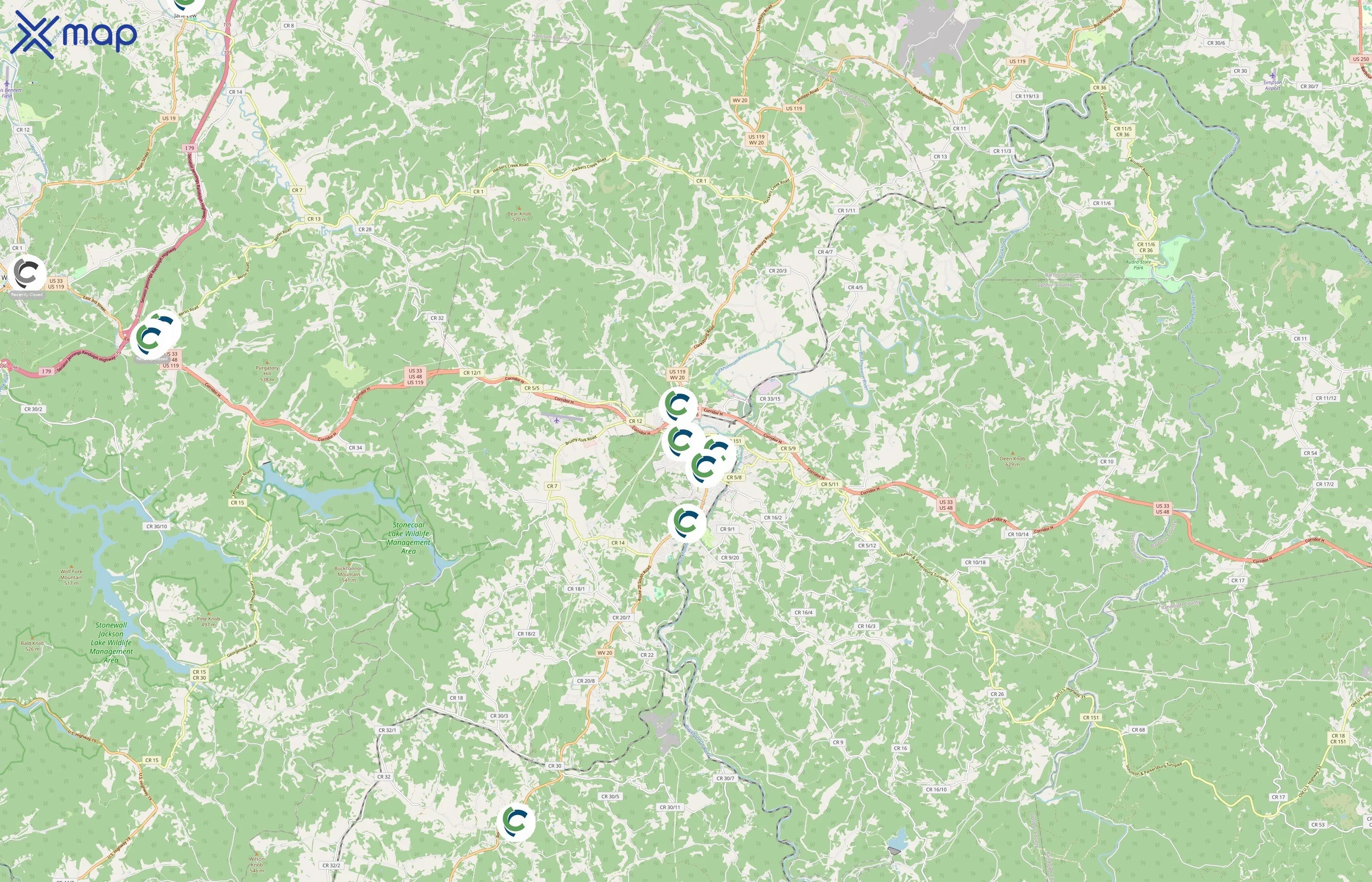 Community Care of West Virginia area coverage