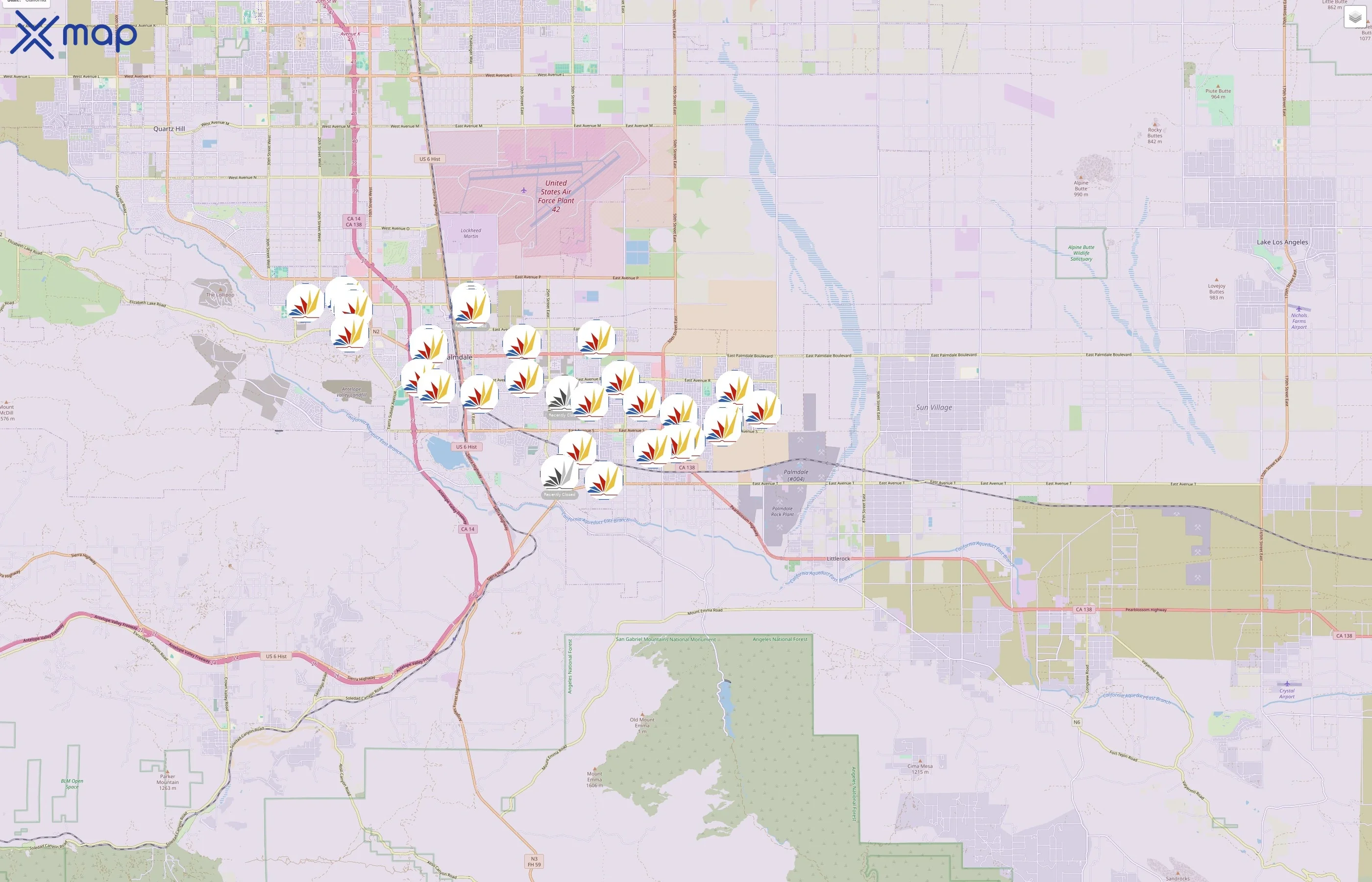 Palmdale School District traffic data