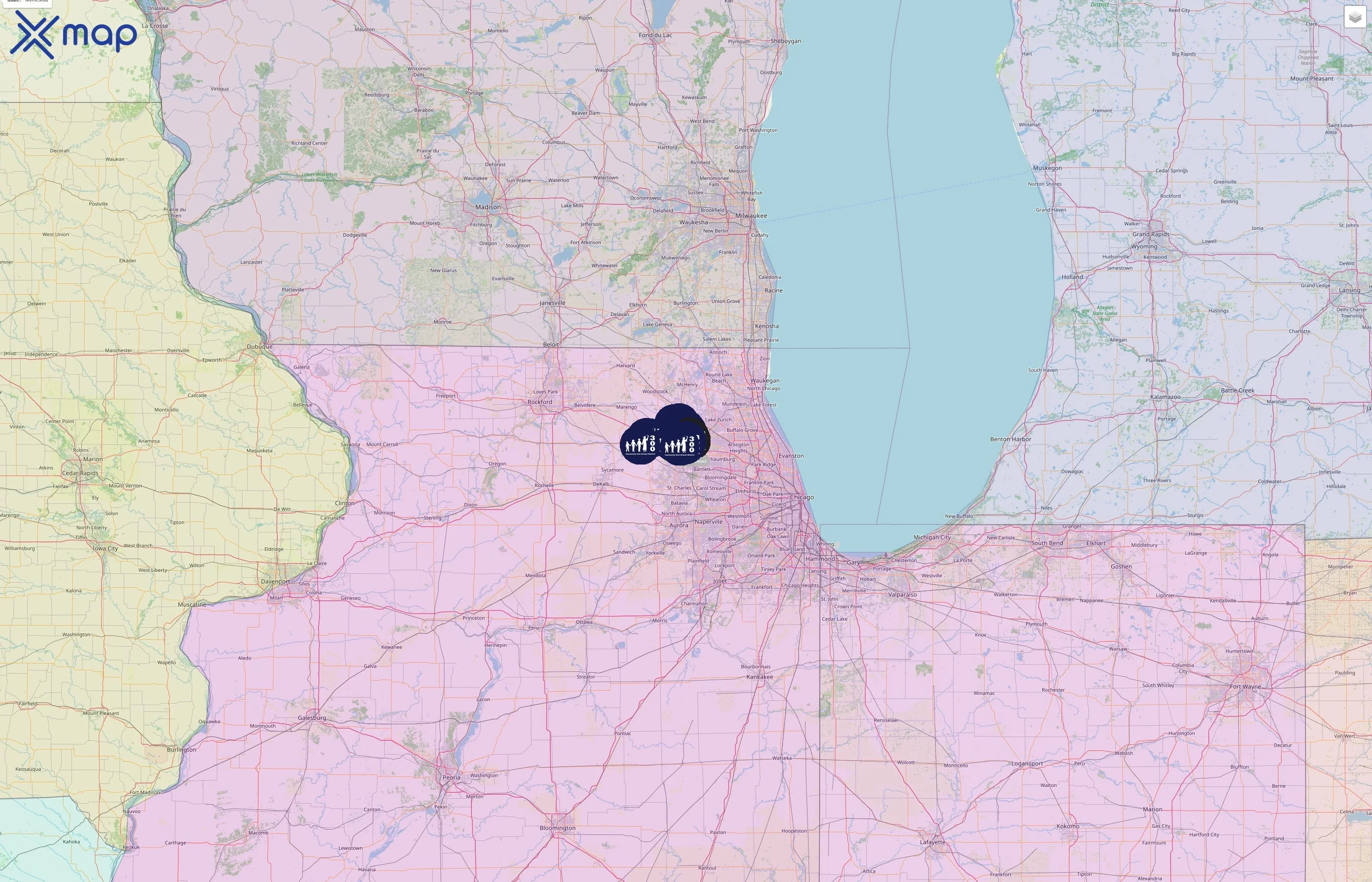 Community Unit School District 300 street hotspots