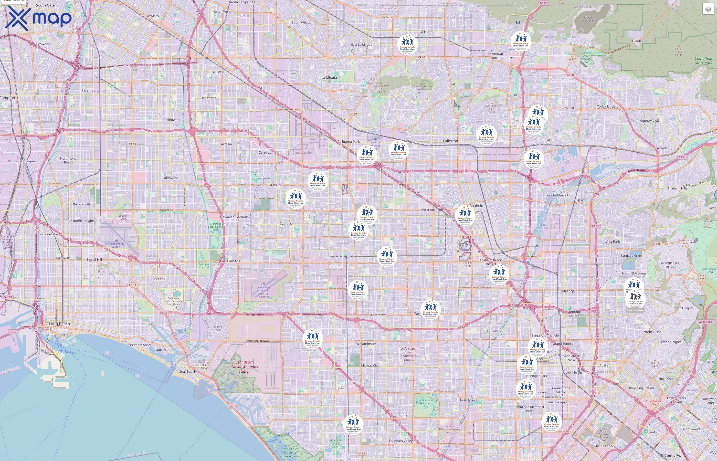 Orange County Head Start traffic data