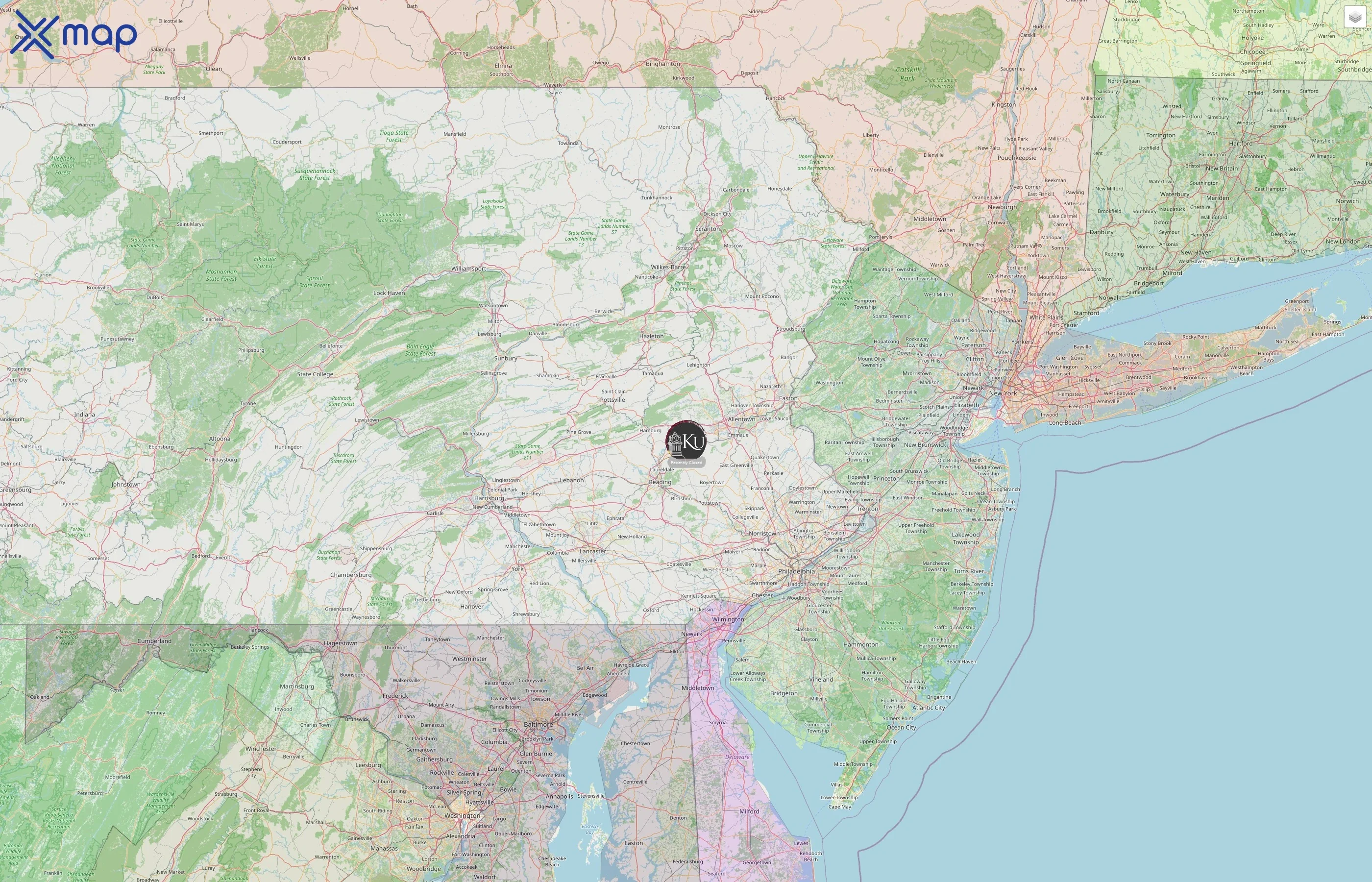 Kutztown University street hotspots
