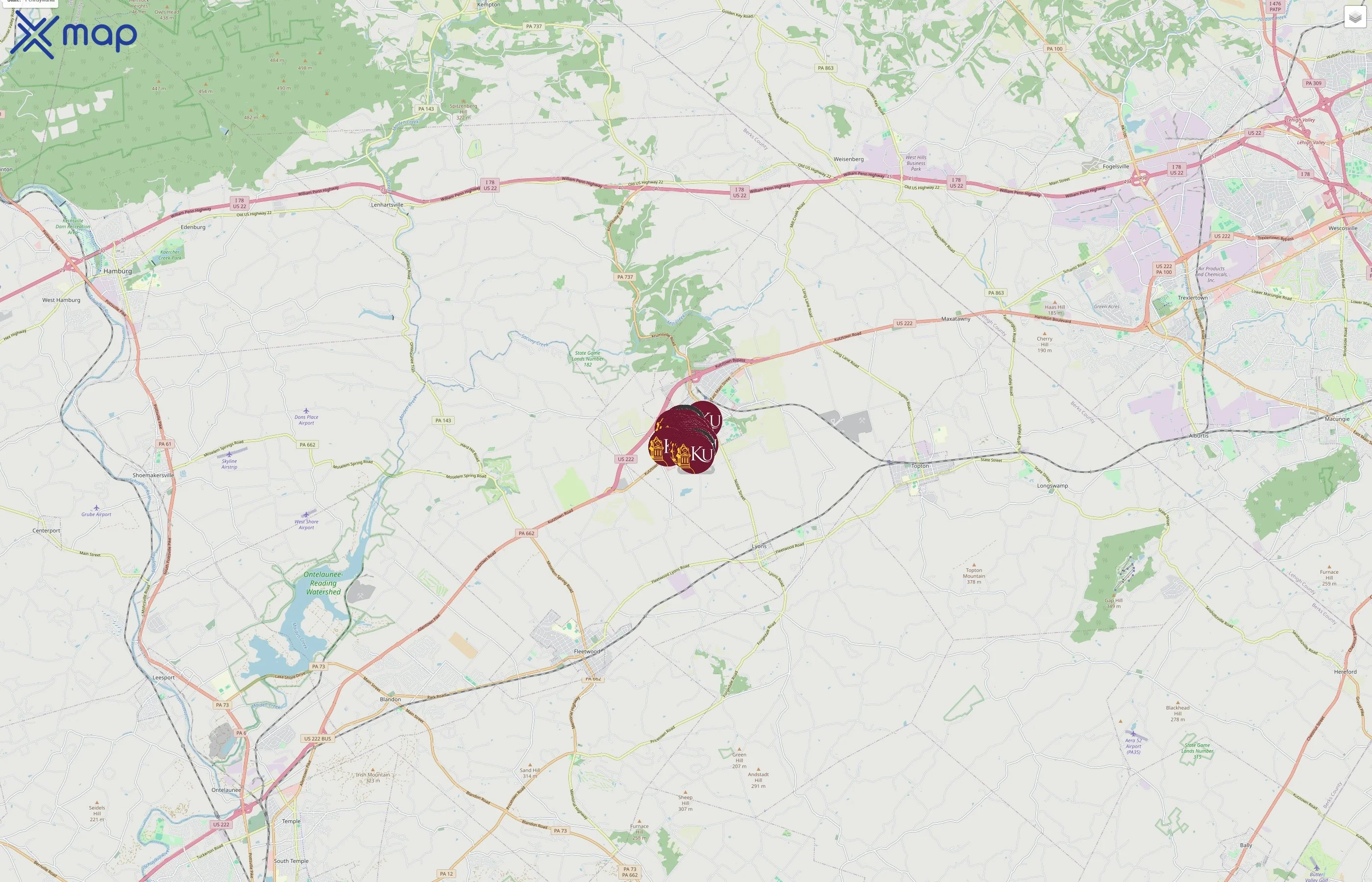 Kutztown University traffic data