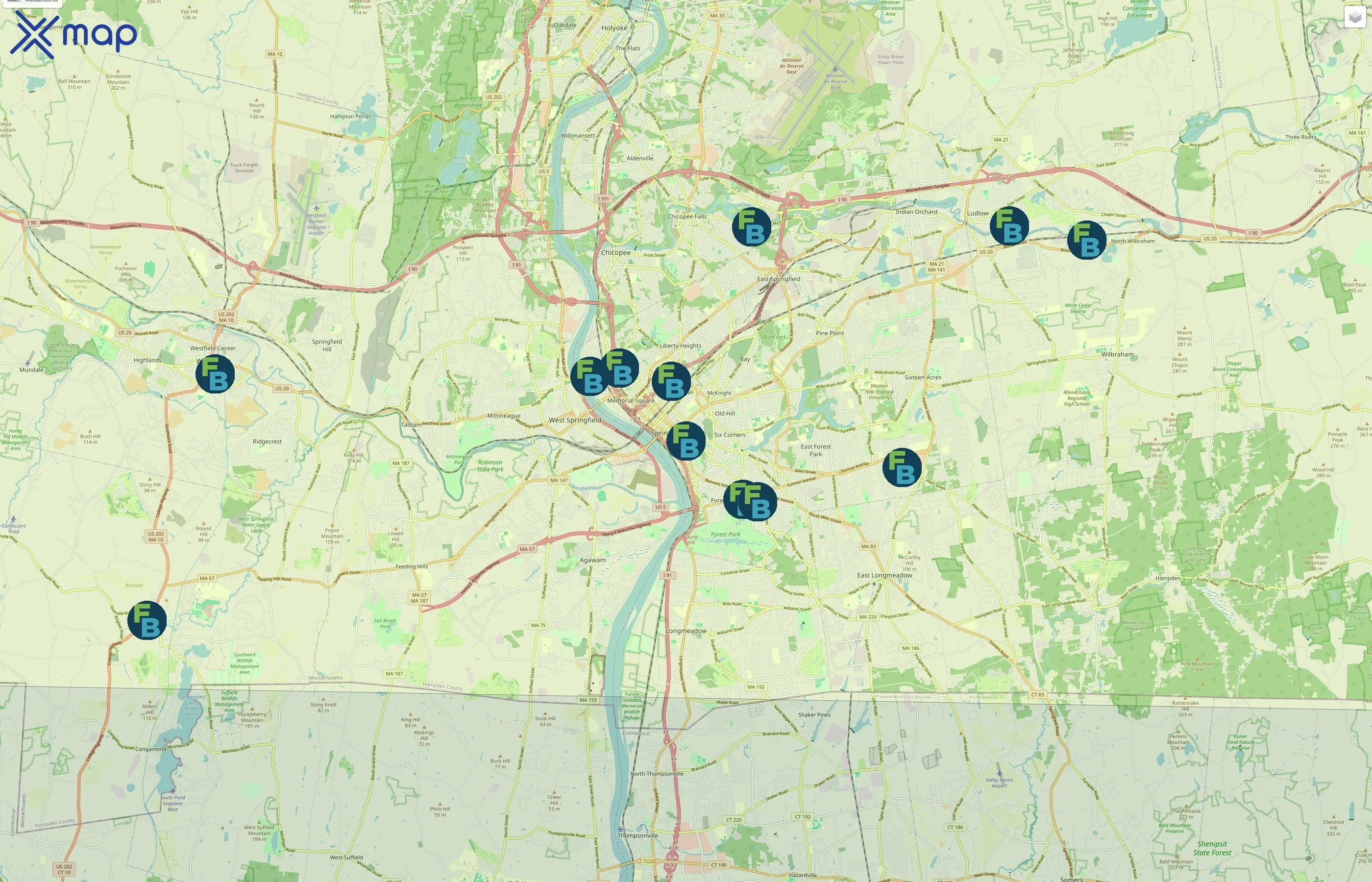 Food Bank of Western Massachusetts traffic data