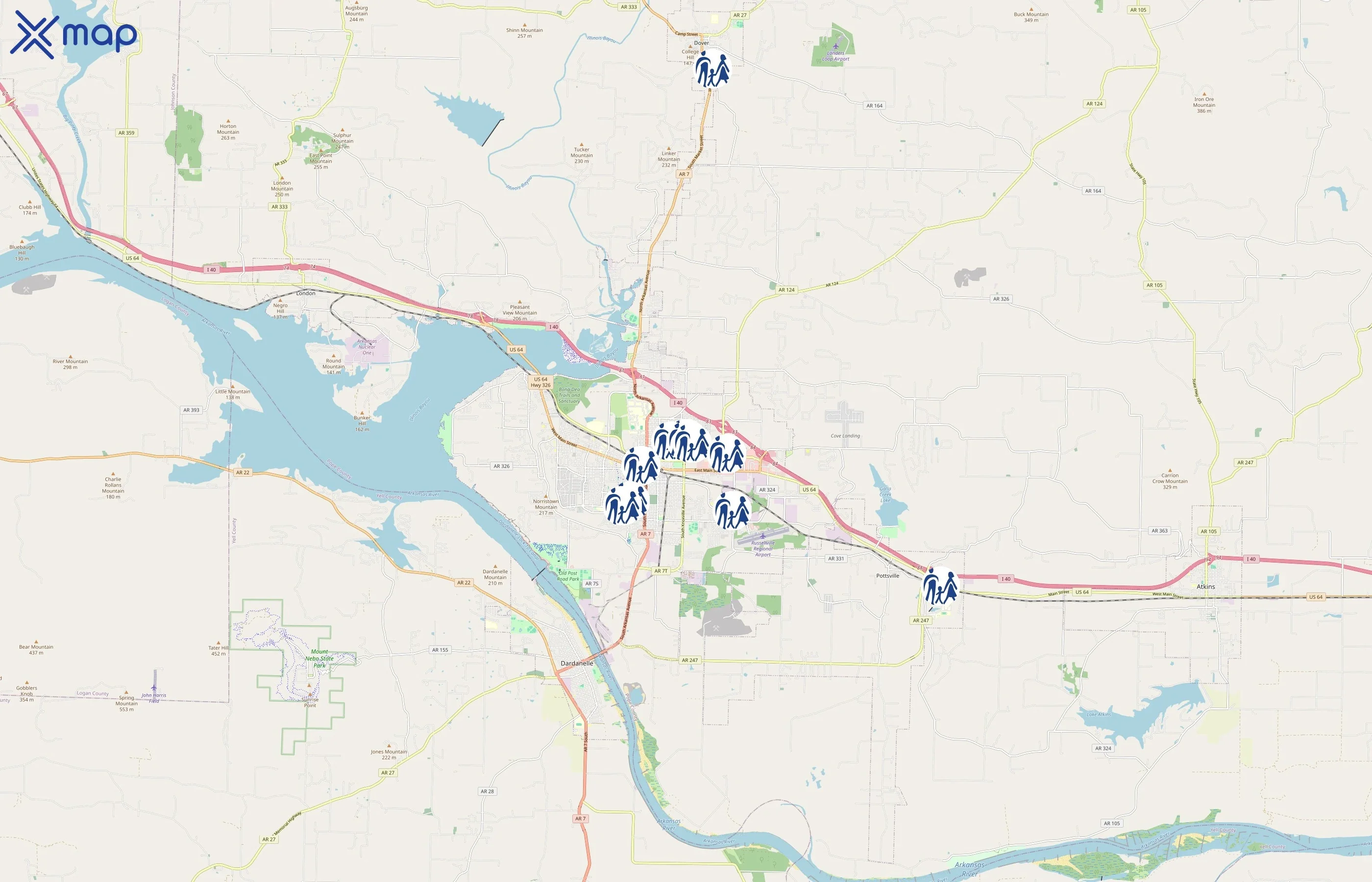 Friendship Community Care area coverage