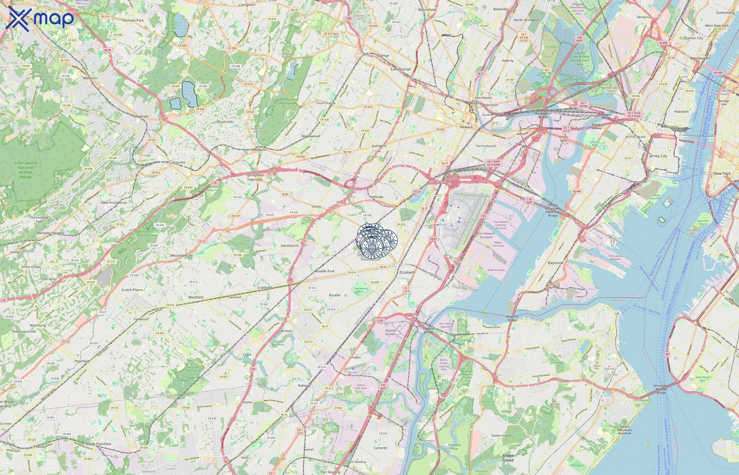 Kean University area coverage