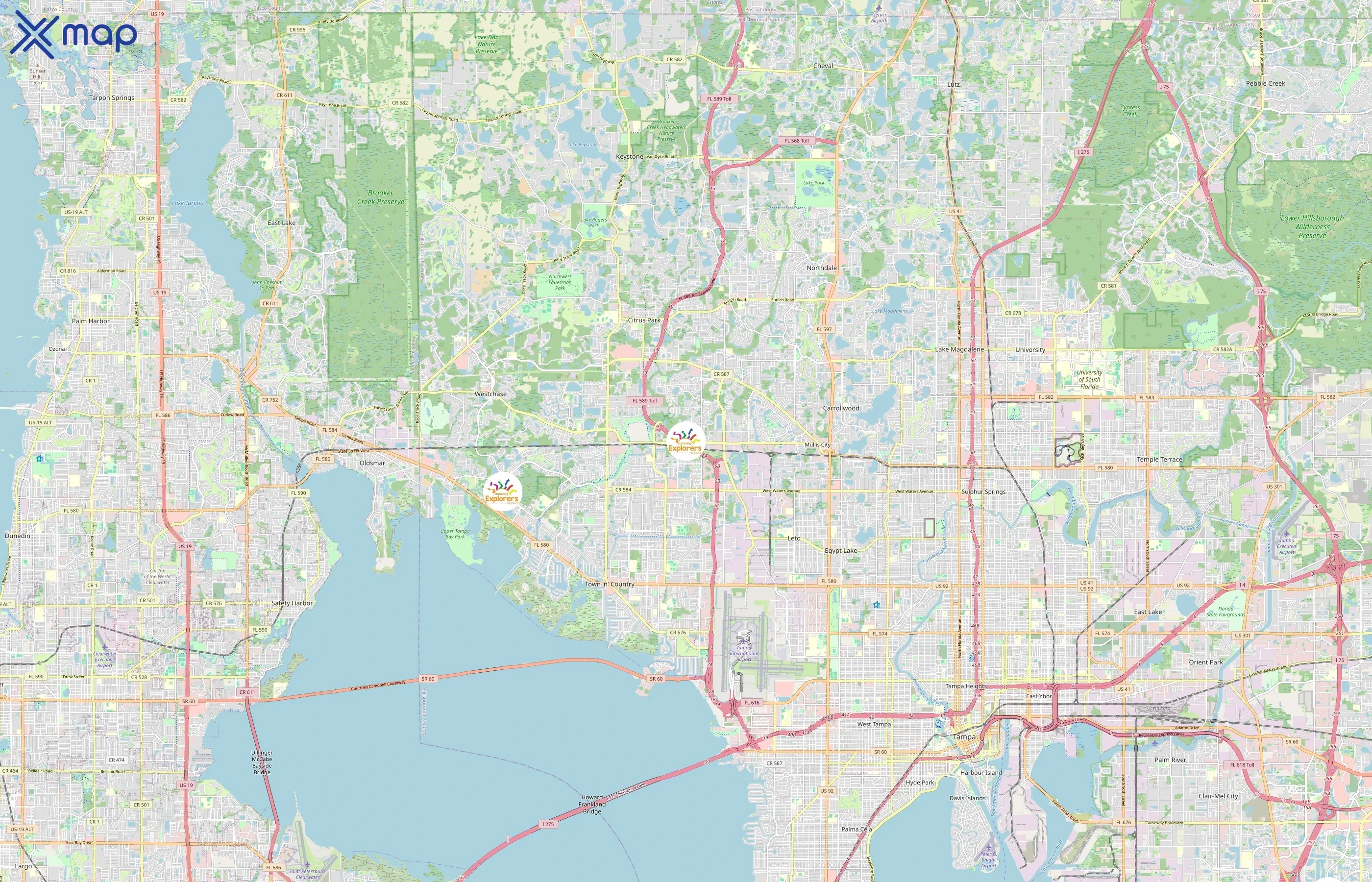 Amazing Explorers Academy area coverage