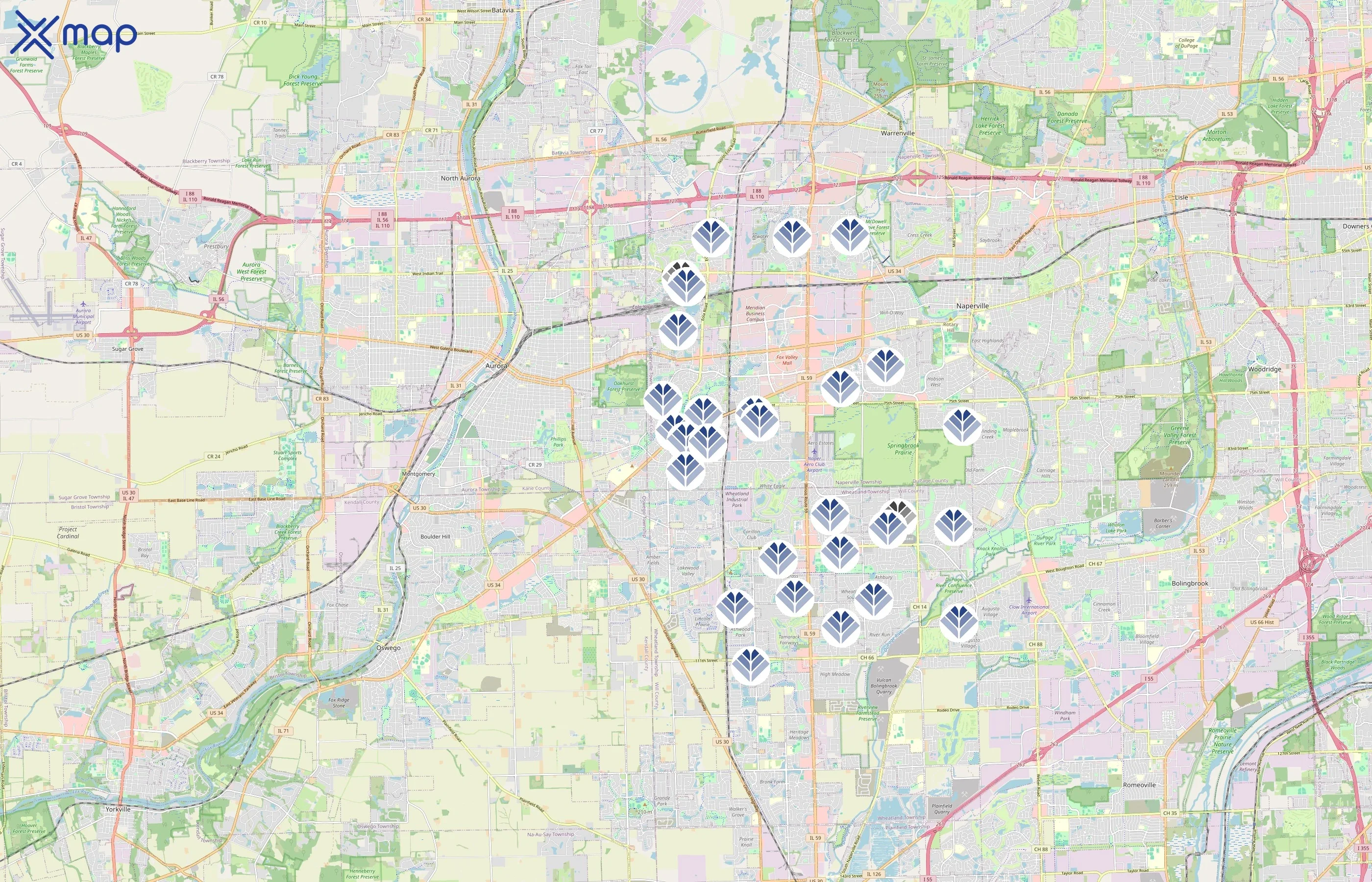 Indian Prairie School District area coverage