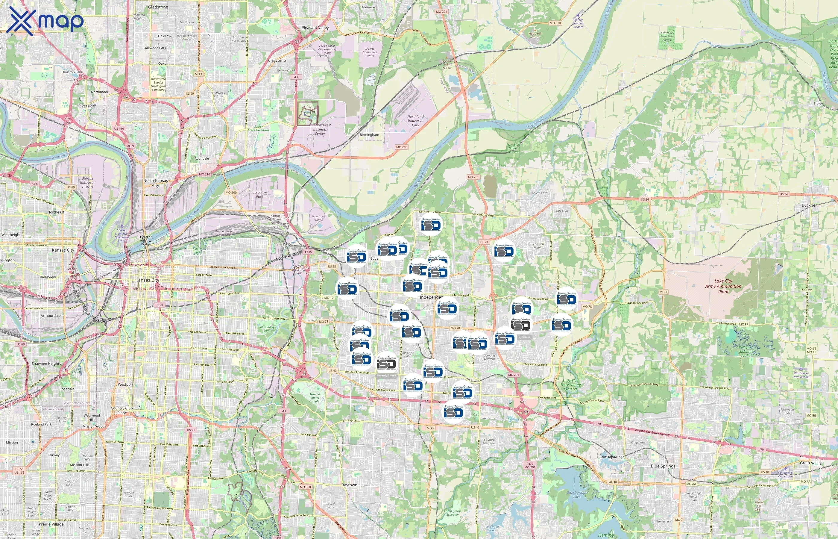 Independence School District area coverage