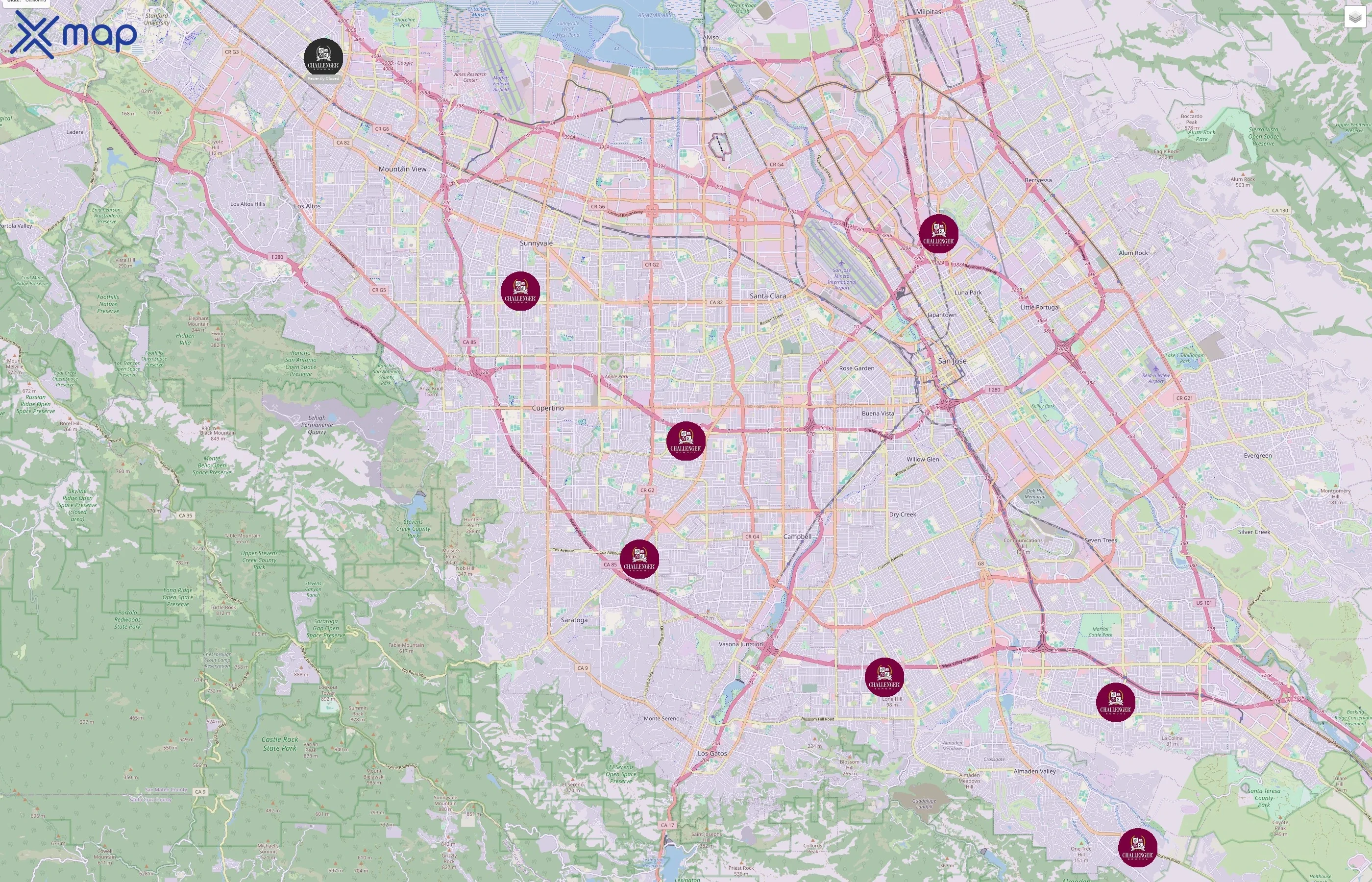 Challenger School traffic data