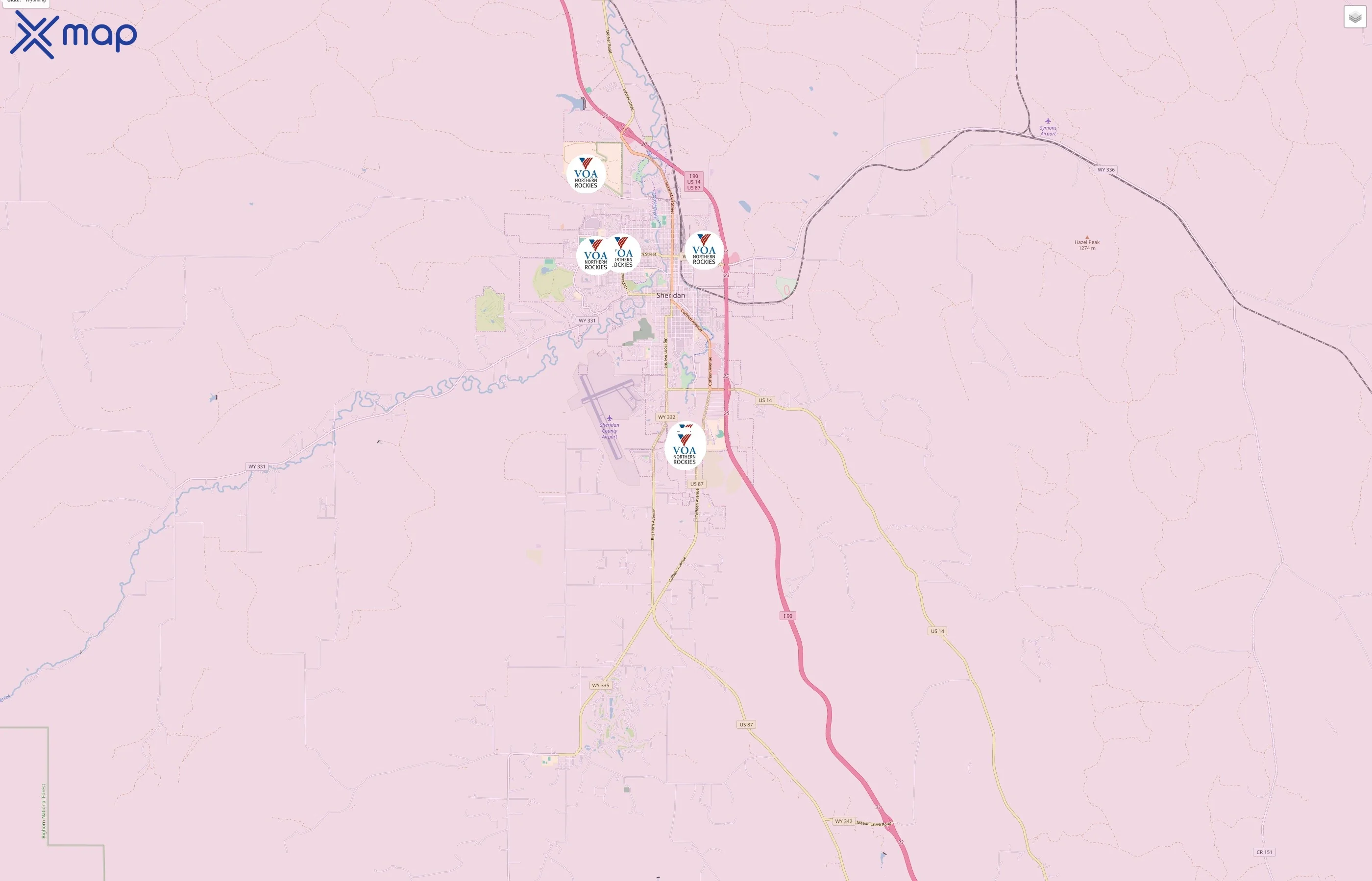 Volunteers of America Northern Rockies traffic data