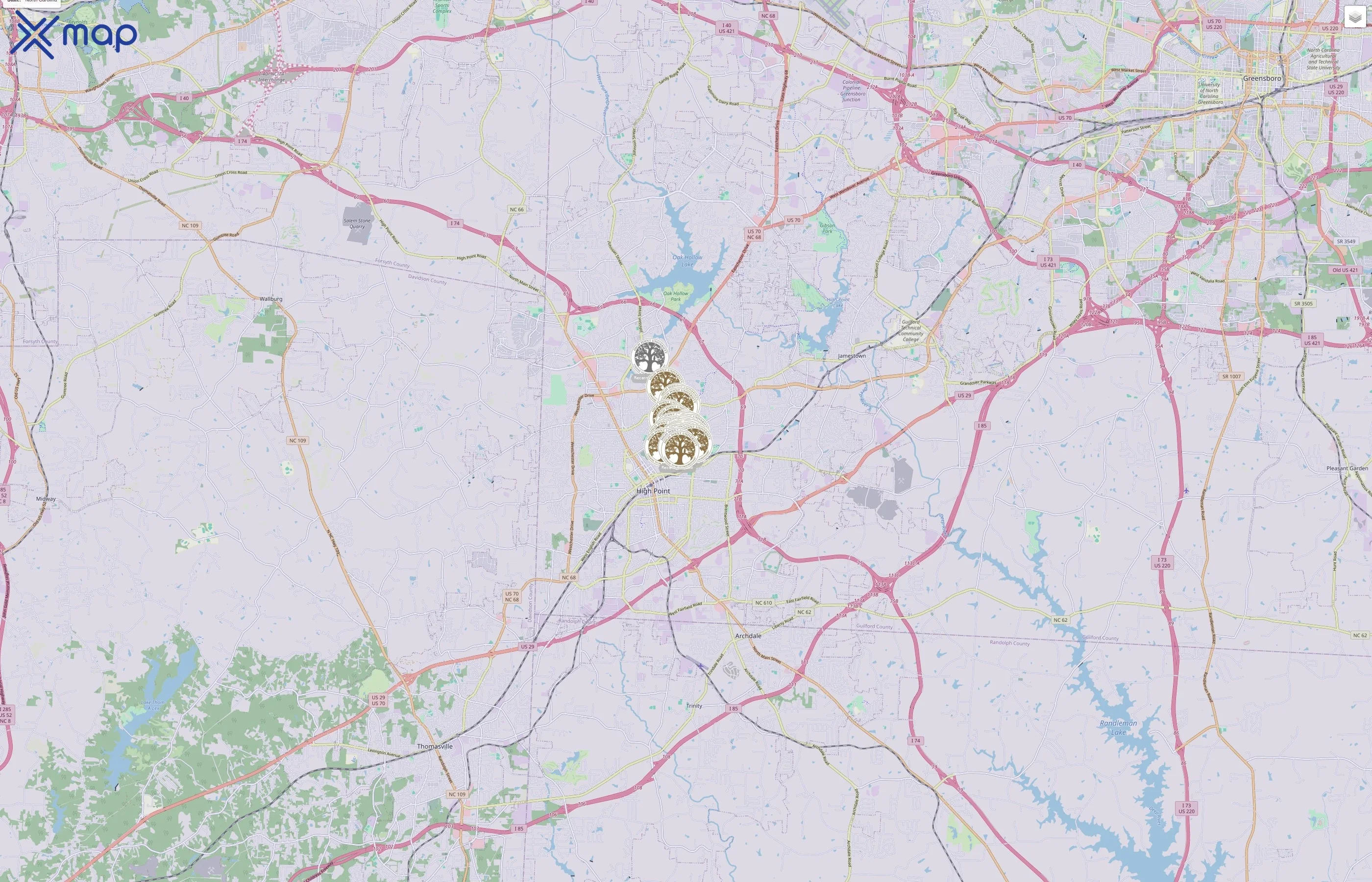 High Point University traffic data