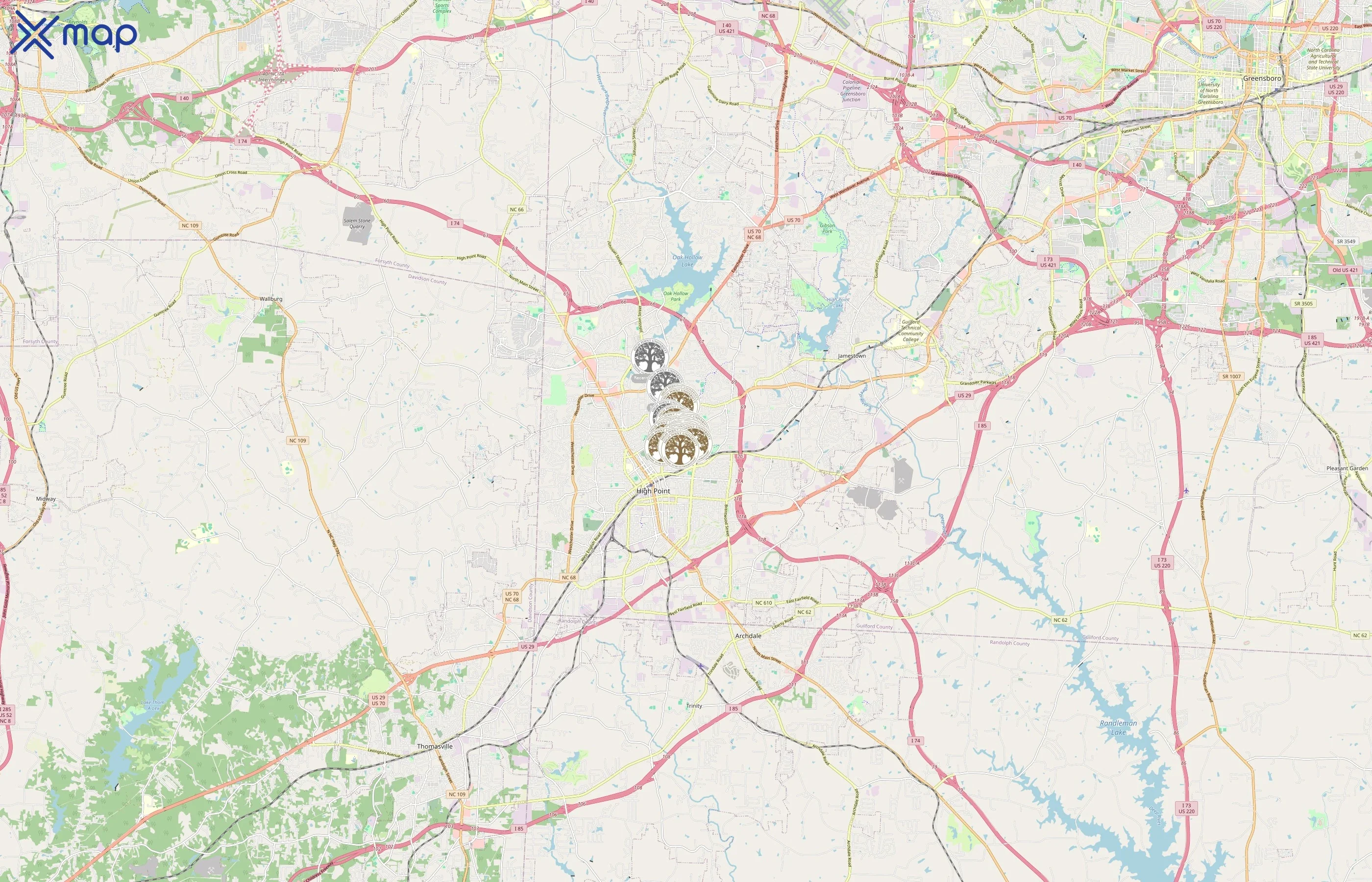 High Point University area coverage