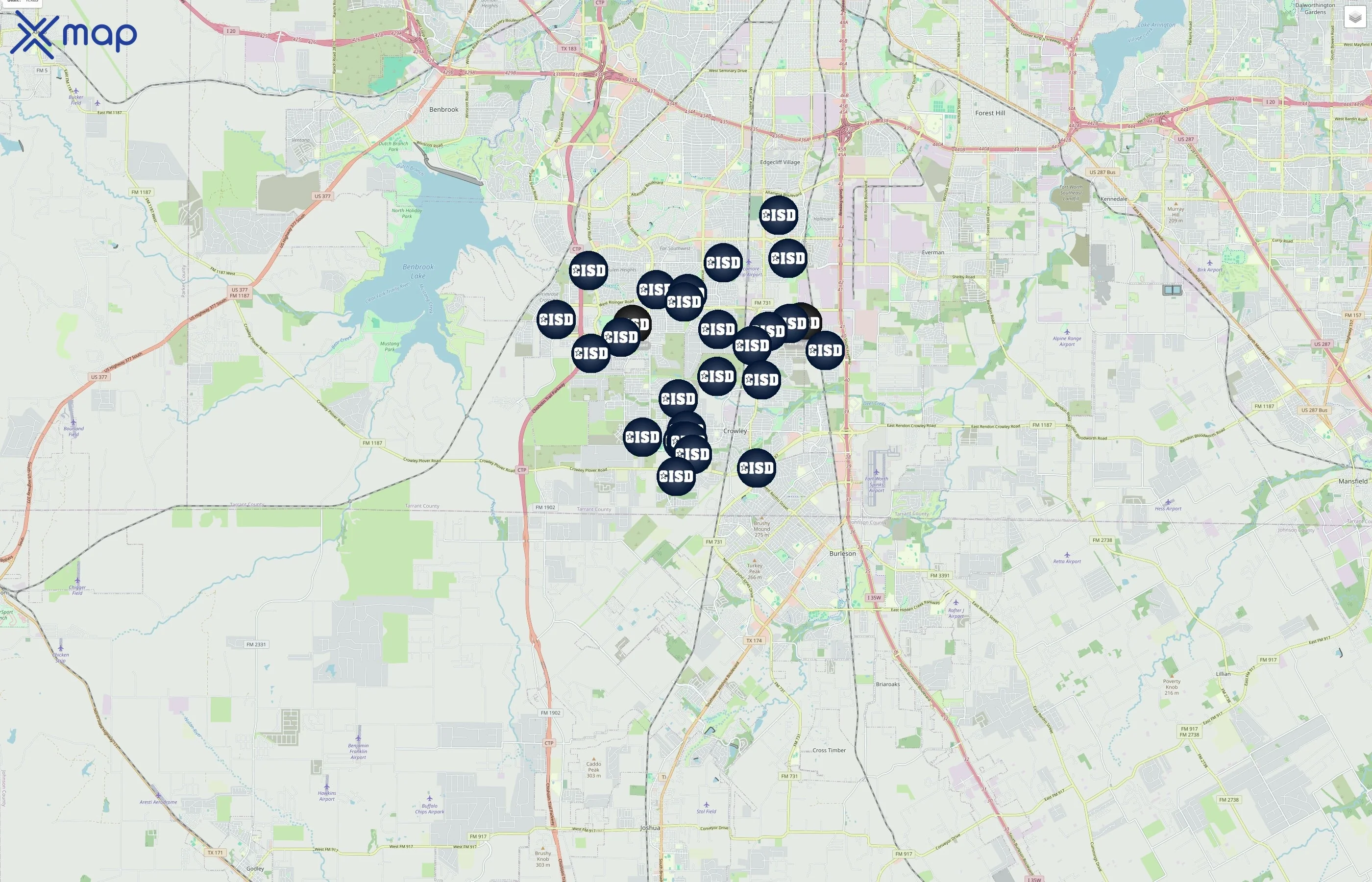Crowley Independent School District traffic data