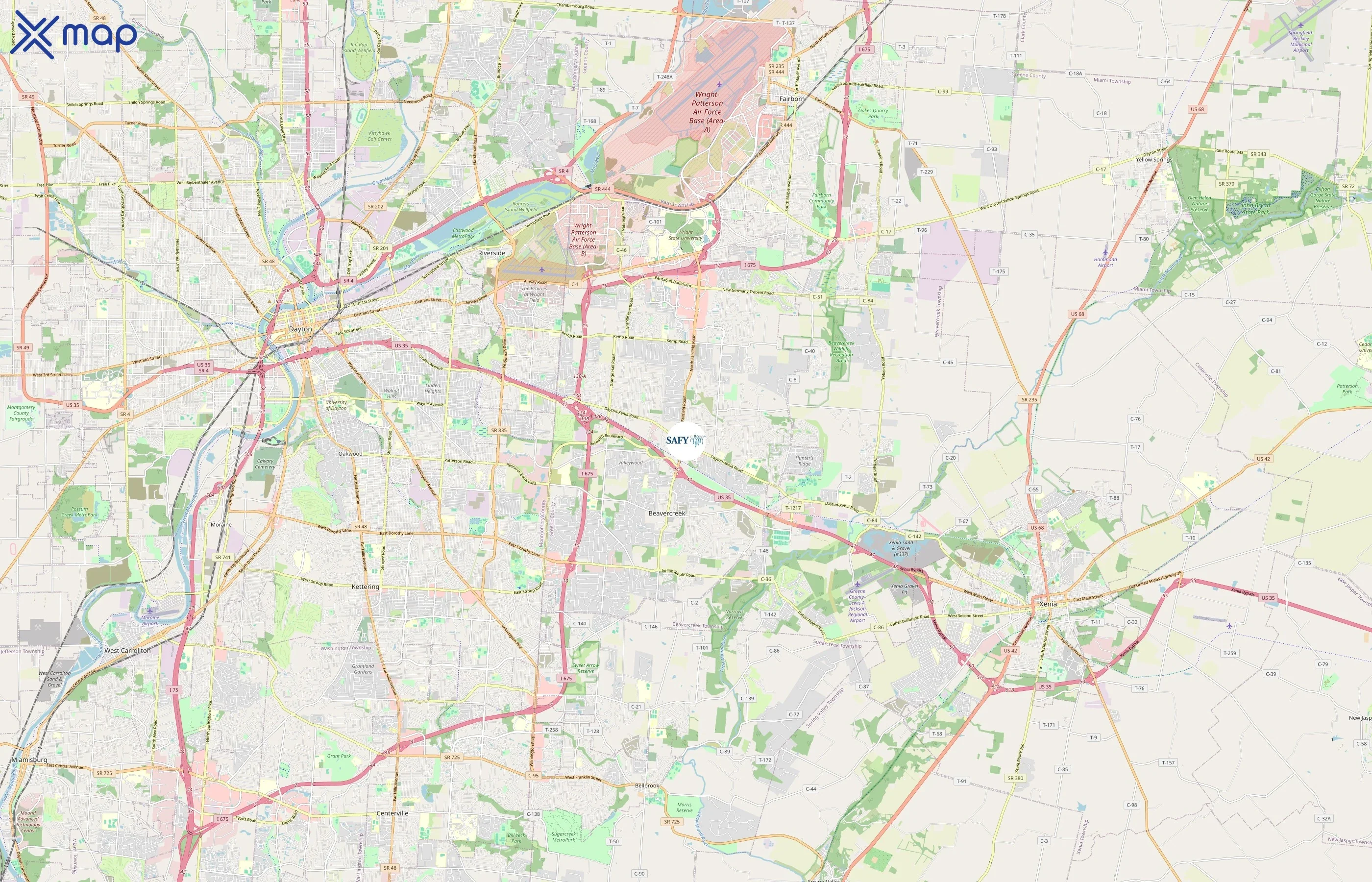 SAFY area coverage